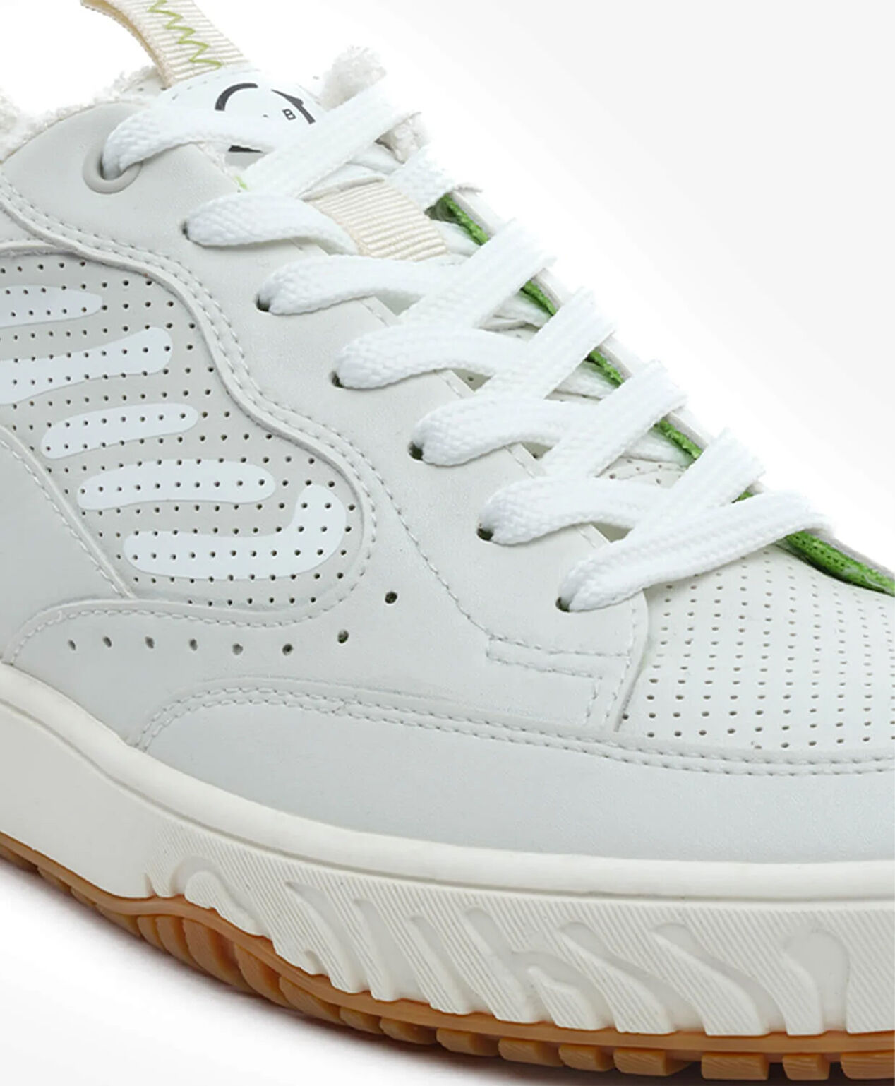 GreyderLab Erkek Kırık Beyaz Sneaker Ayakkabı - 5