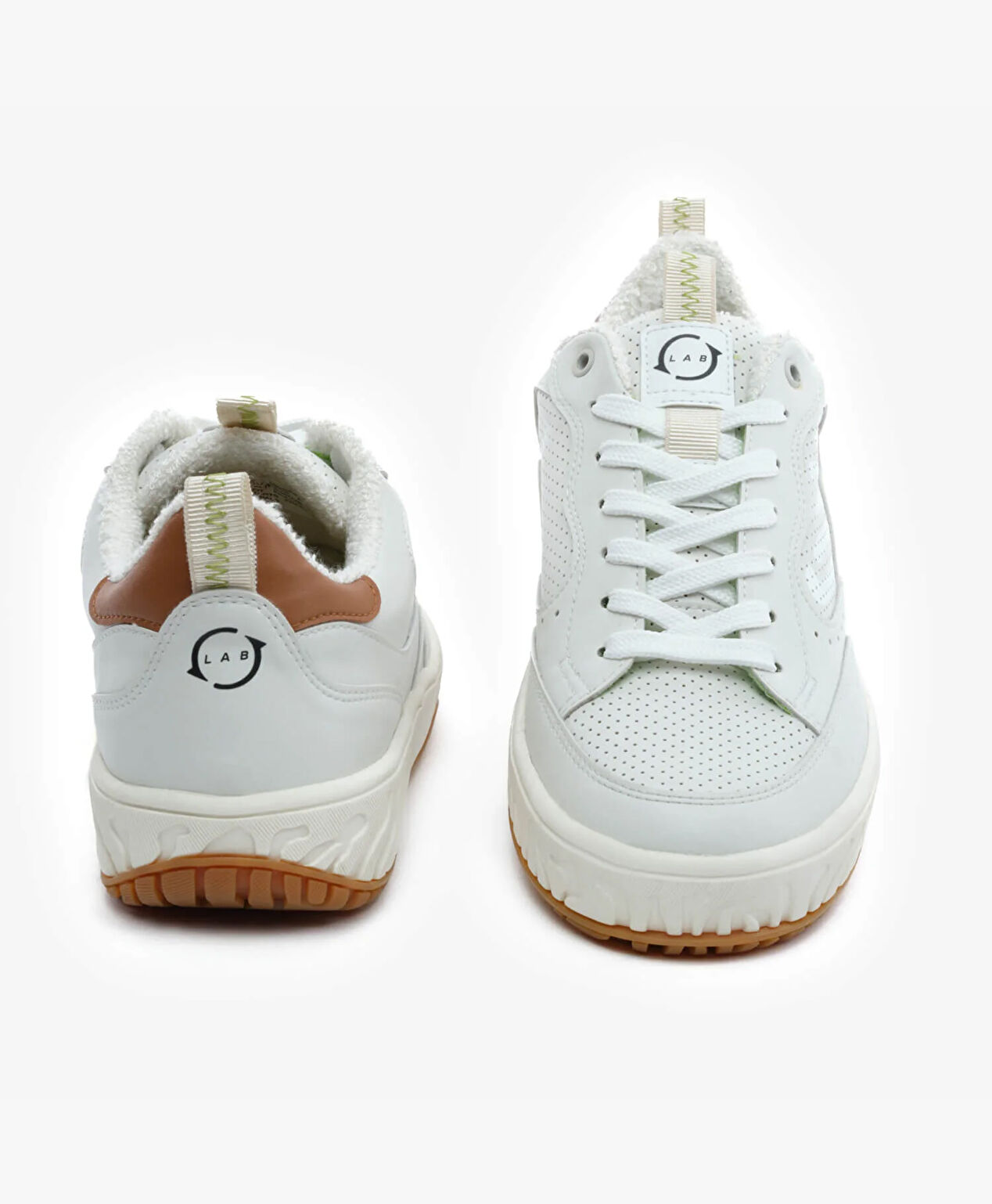 GreyderLab Erkek Kırık Beyaz Sneaker Ayakkabı - 7