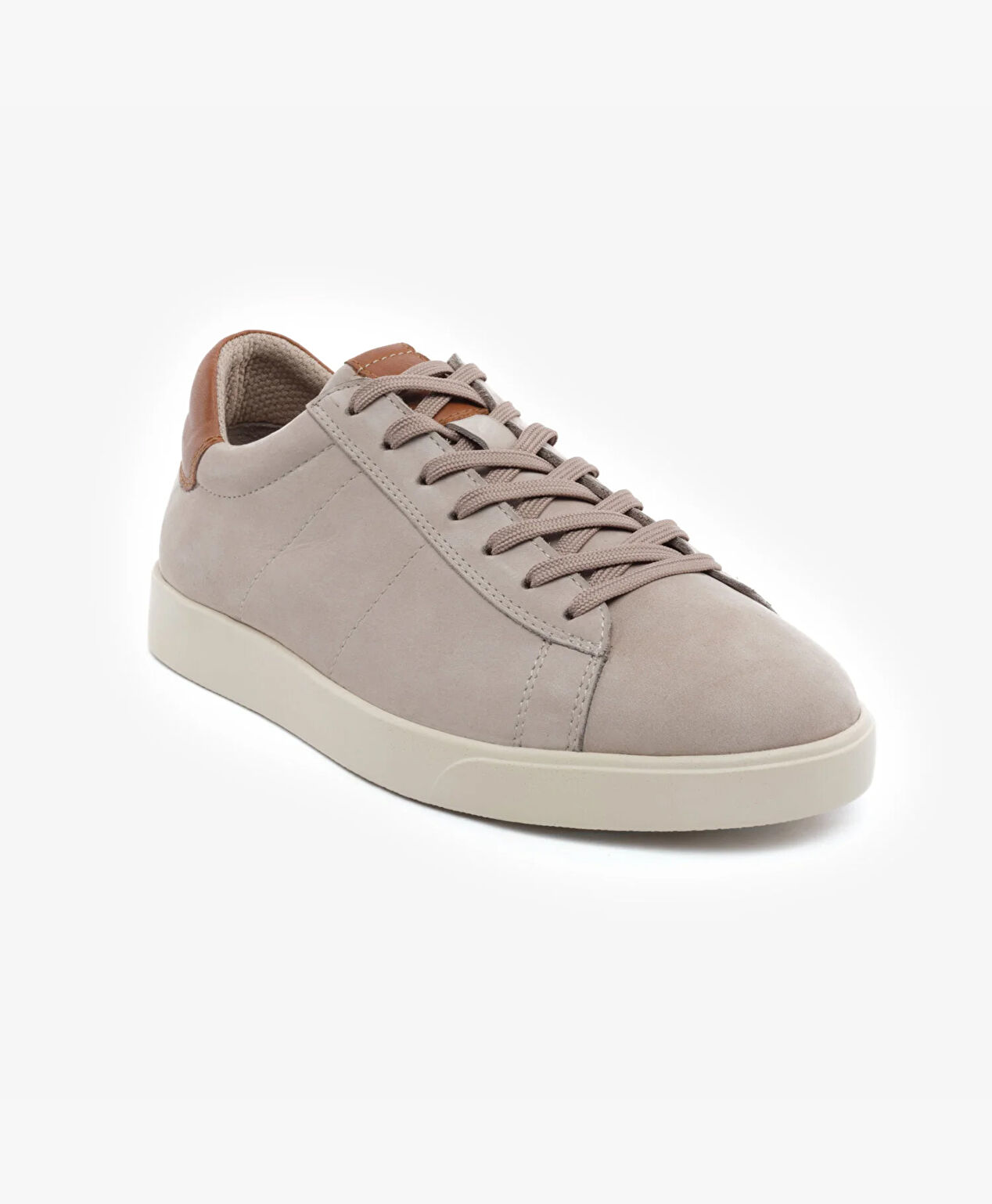 Erkek Vizon Nubuk Hakiki Deri Sneaker Ayakkabı - 2