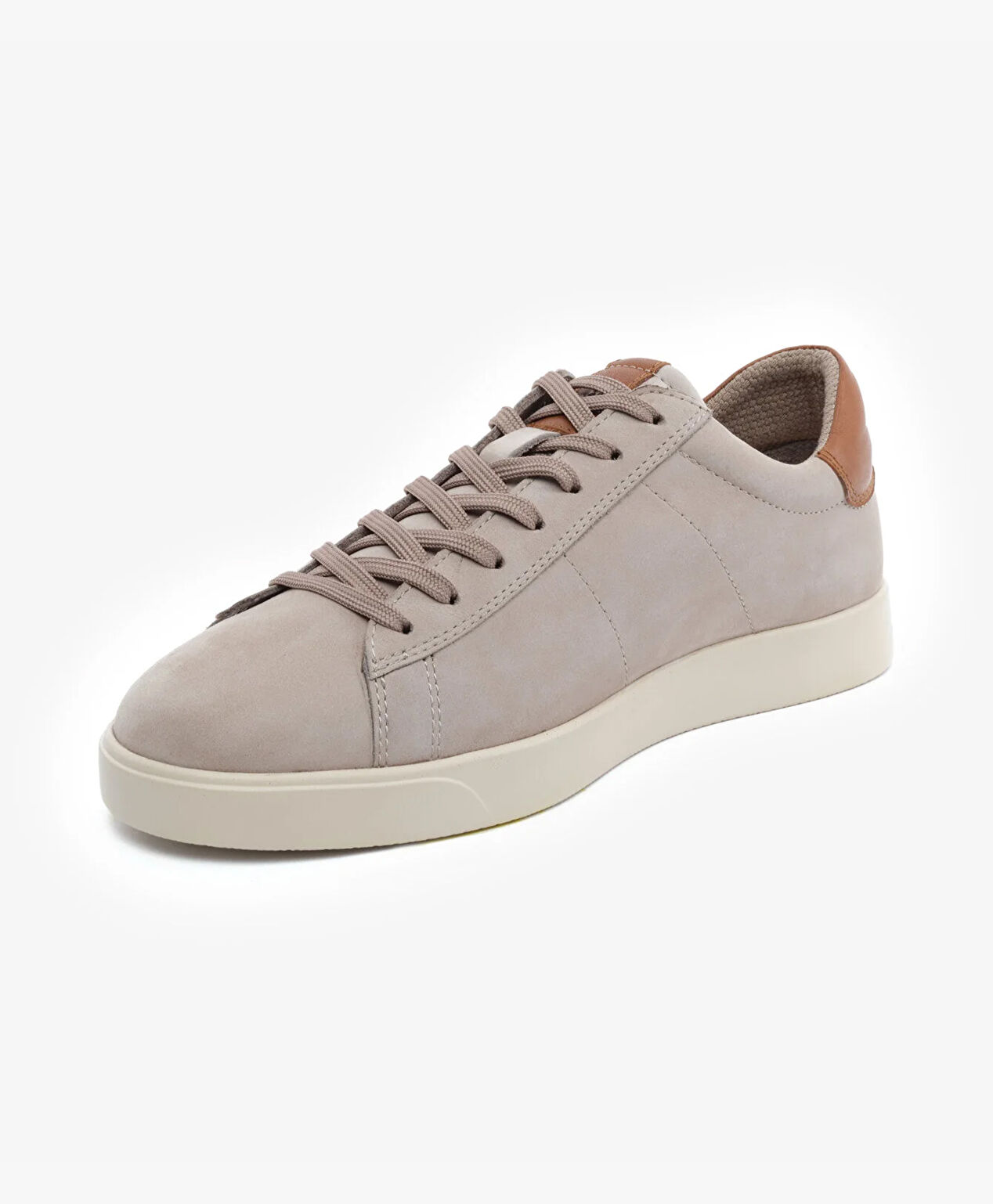 Erkek Vizon Nubuk Hakiki Deri Sneaker Ayakkabı - 3