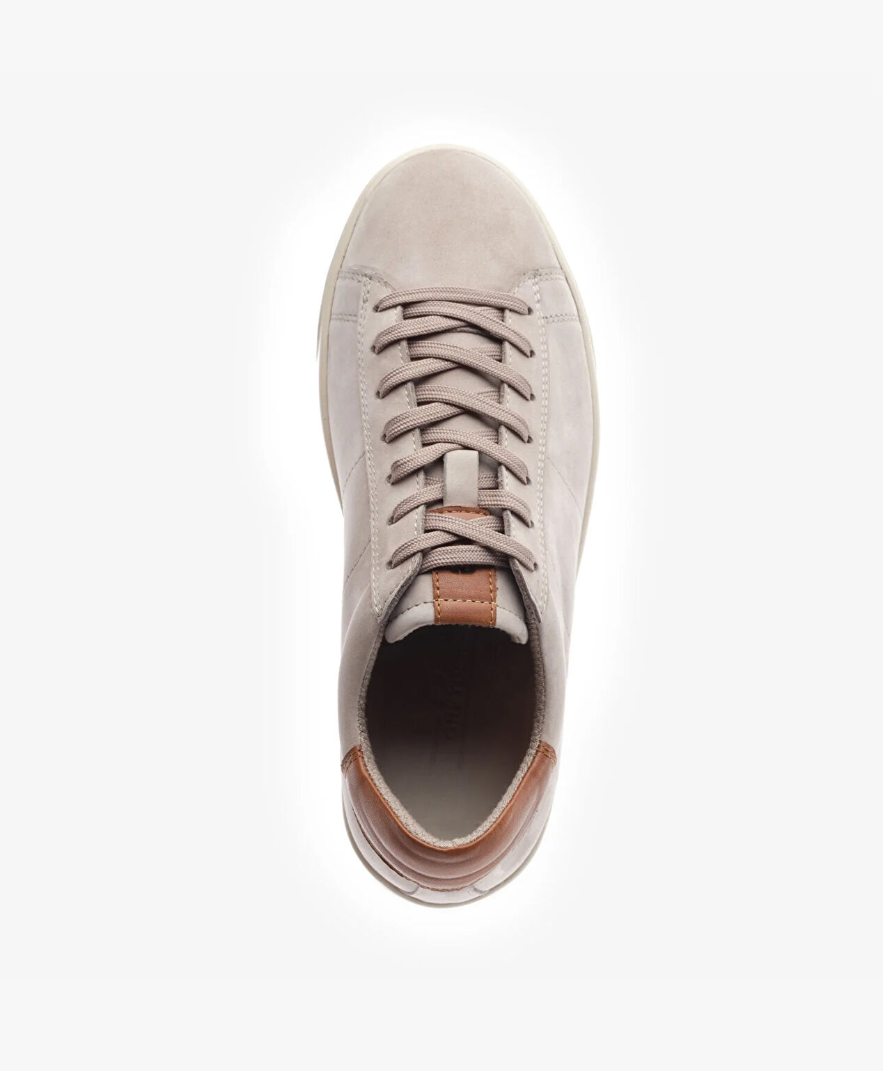 Erkek Vizon Nubuk Hakiki Deri Sneaker Ayakkabı - 4