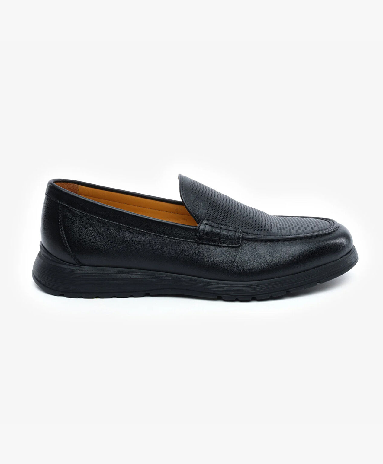 Erkek Siyah Hakiki Deri Comfort Ayakkabı - 1