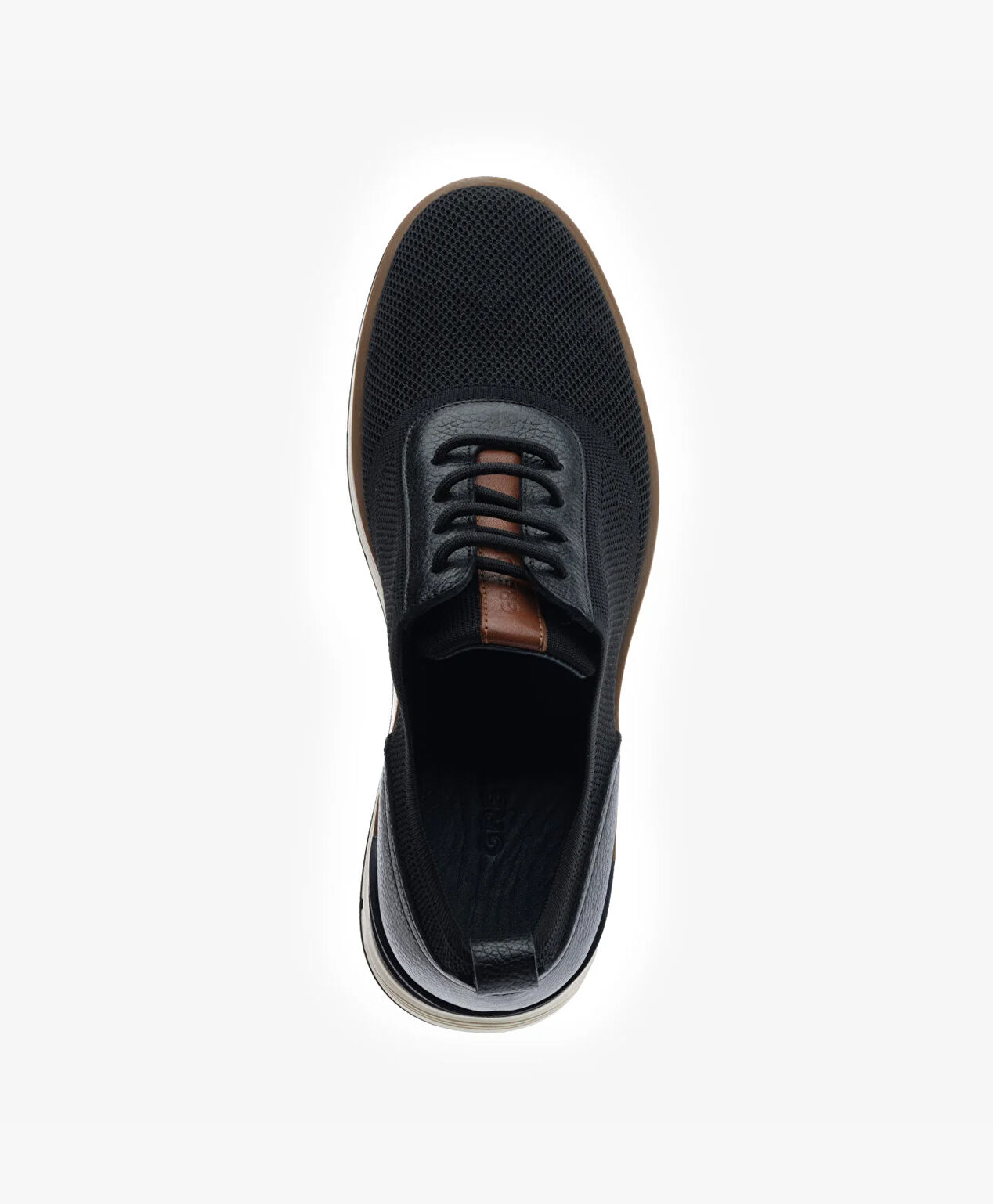 Erkek Siyah Hakiki Deri Sneaker Ayakkabı - 4