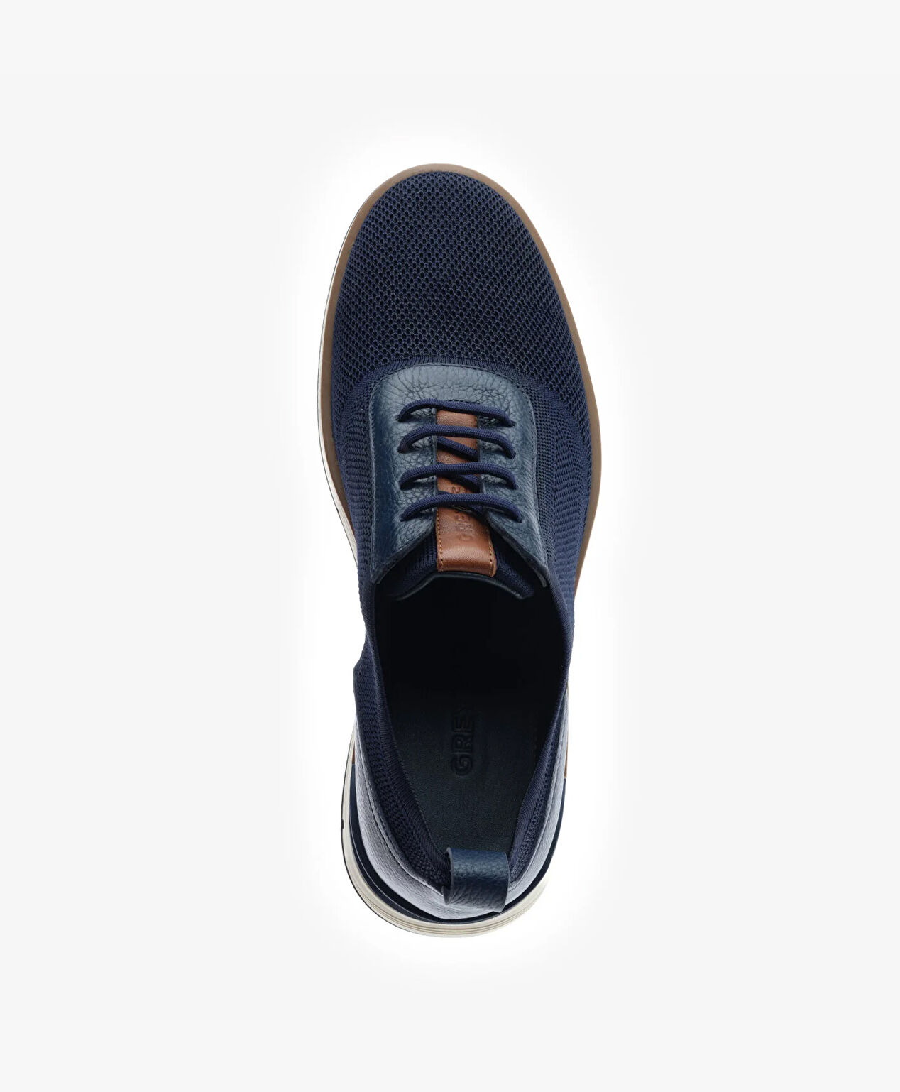 Erkek Lacivert Hakiki Deri Sneaker Ayakkabı - 4