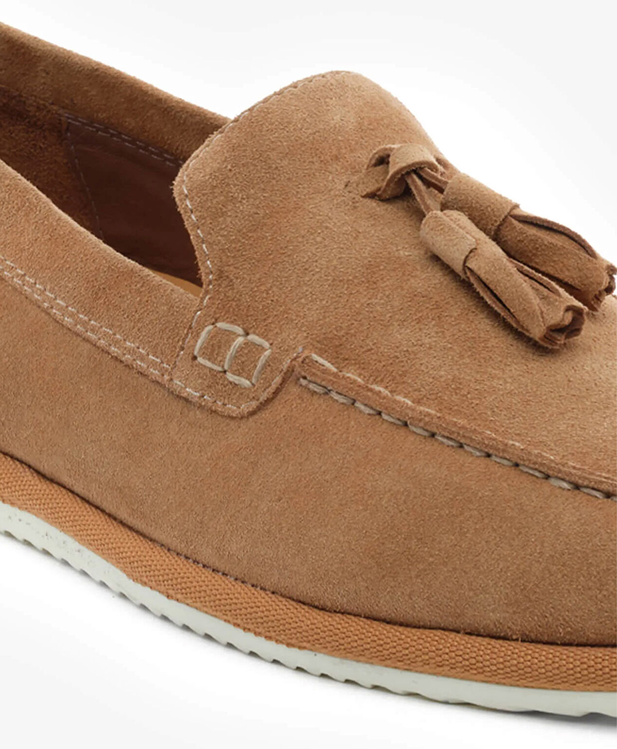 Erkek Taba Hakiki Deri Loafer Ayakkabı - 5