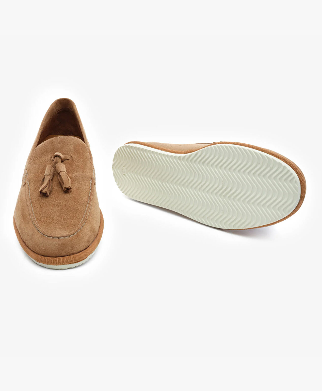 Erkek Taba Hakiki Deri Loafer Ayakkabı - 6