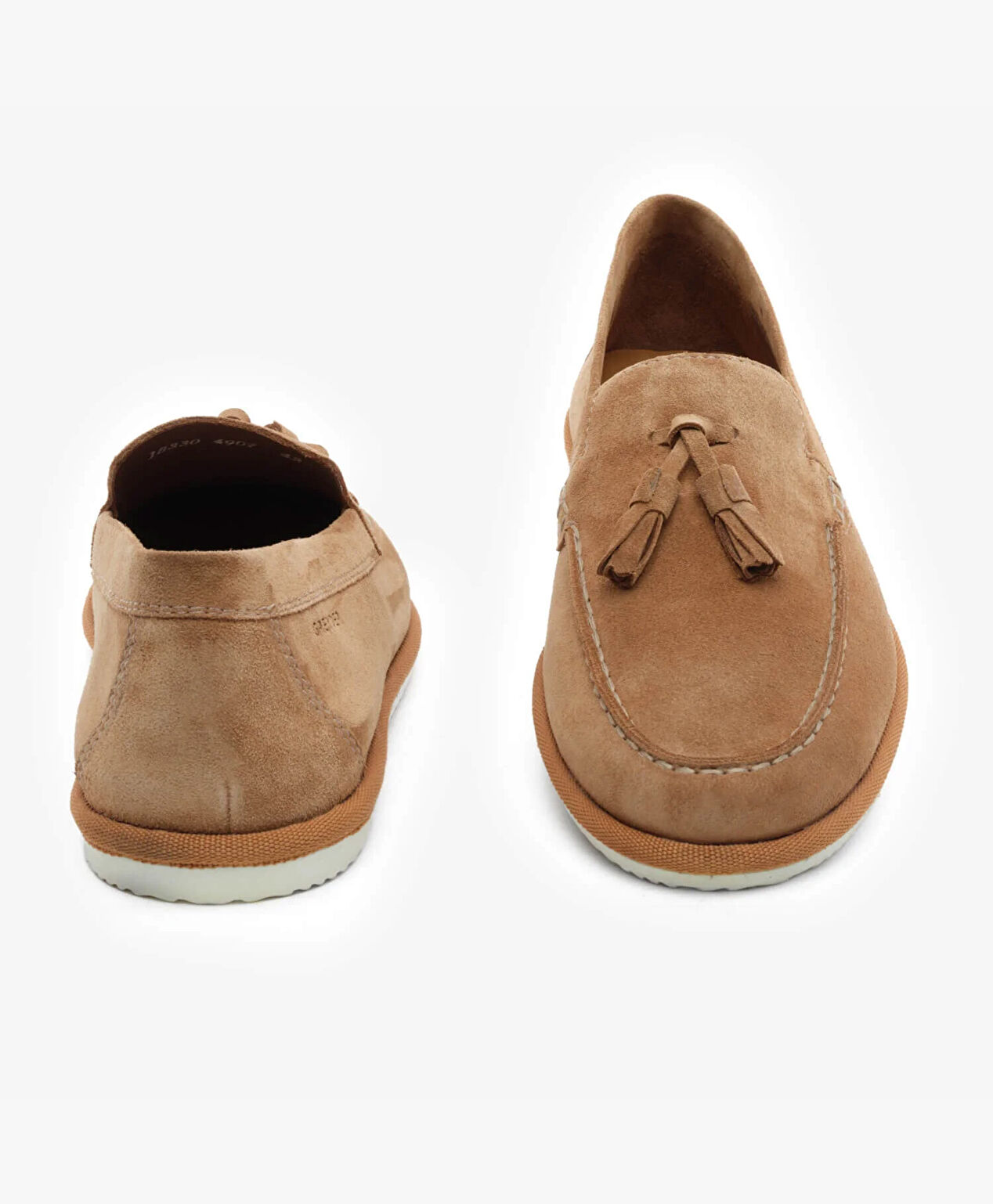 Erkek Taba Hakiki Deri Loafer Ayakkabı - 7