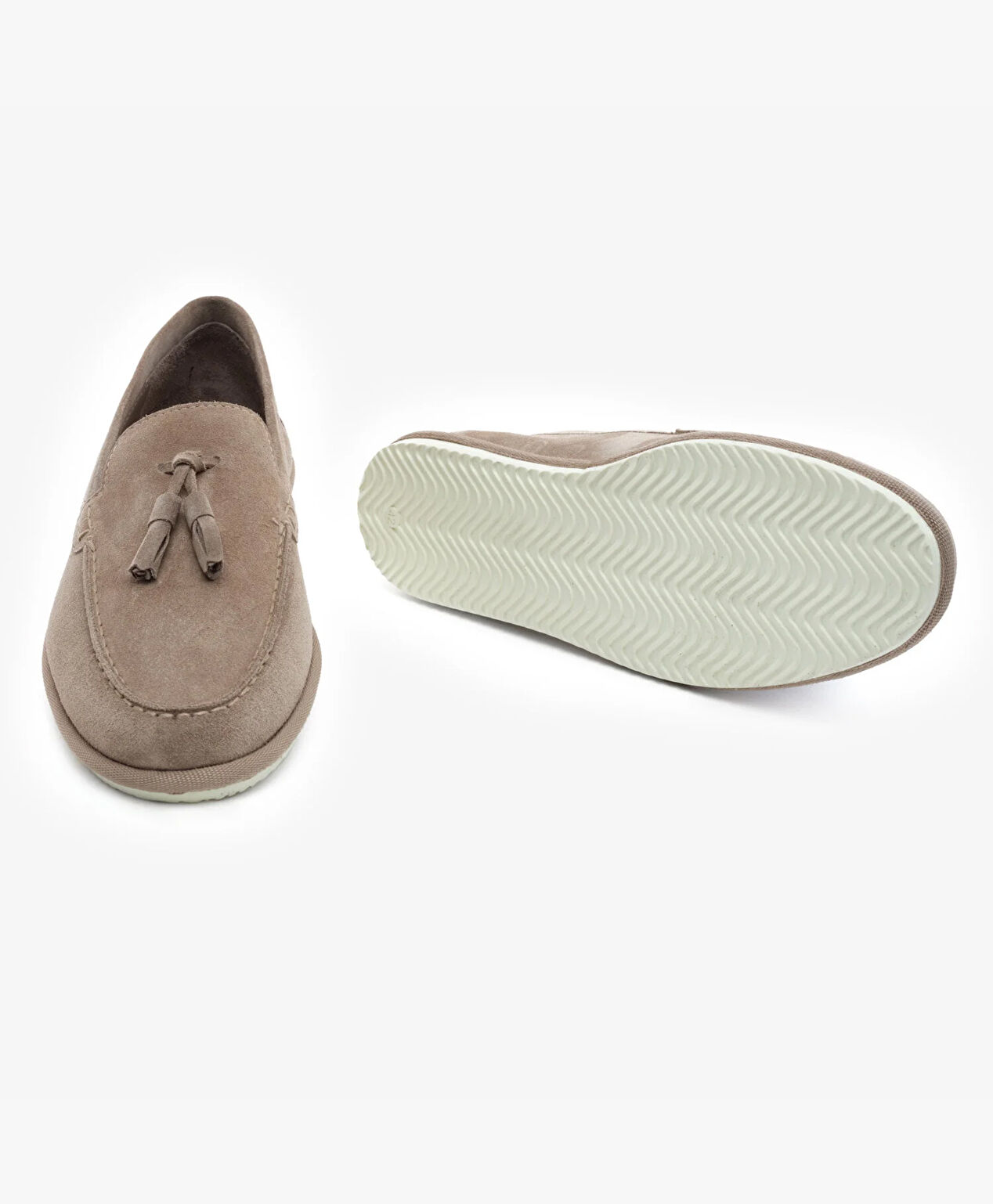 Erkek Vizon Hakiki Deri Loafer Ayakkabı - 6