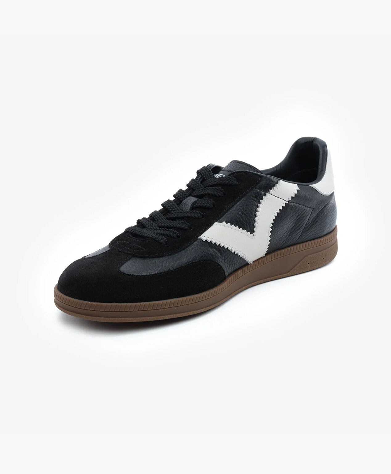 Erkek Siyah Hakiki Deri Sneaker Ayakkabı - 3