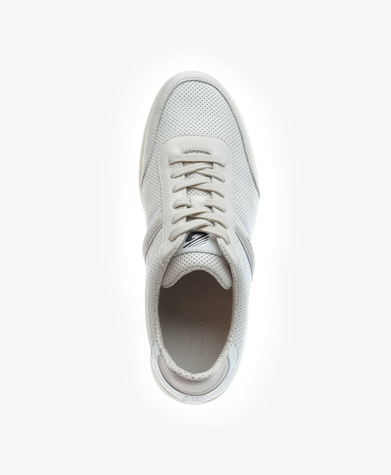 Erkek Beyaz Hakiki Deri Sneaker Ayakkabı - 4