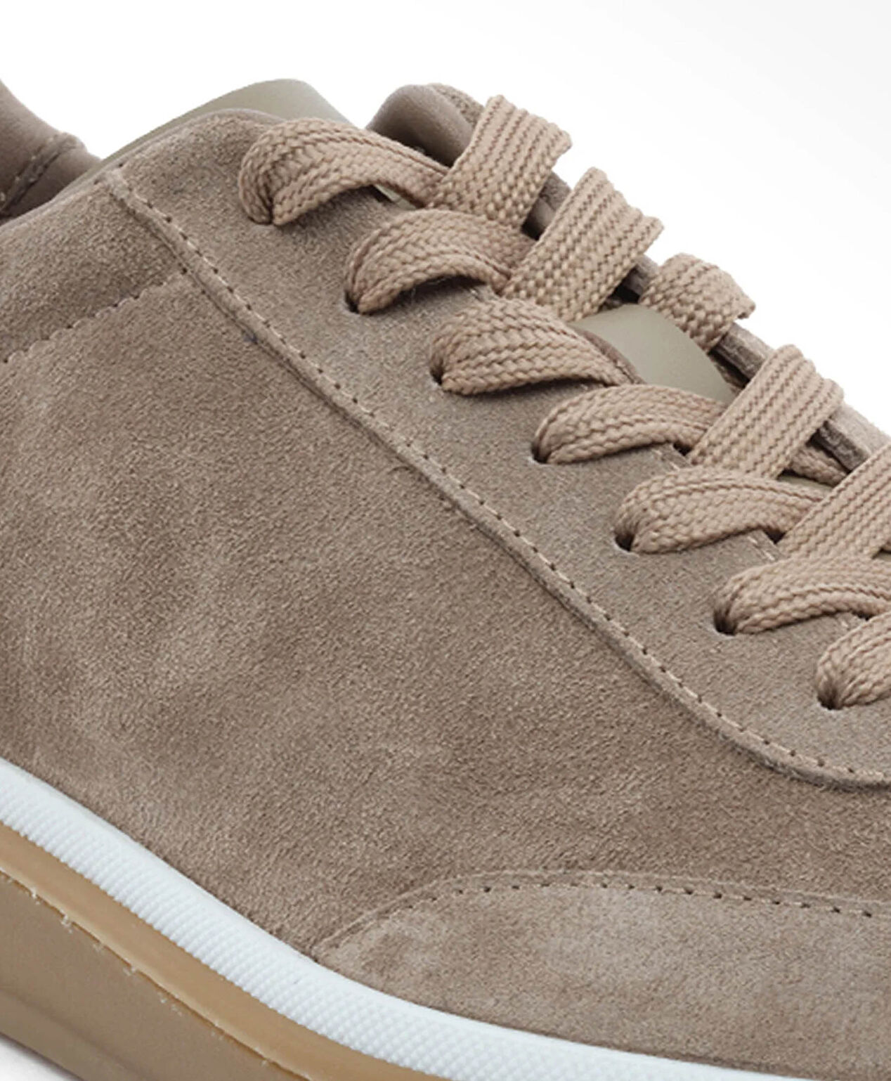 Erkek Vizon Hakiki Deri Sneaker Ayakkabı - 5