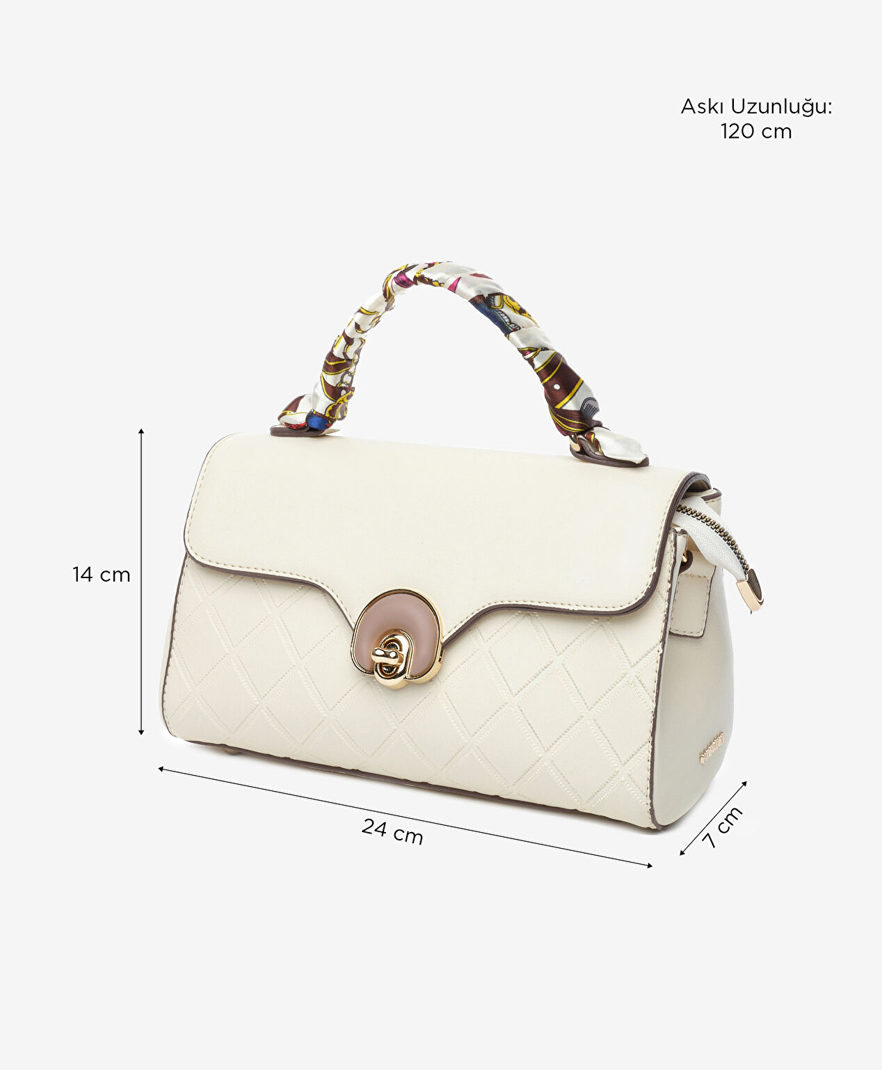 Kadın Ekru Kol Çantası - 2
