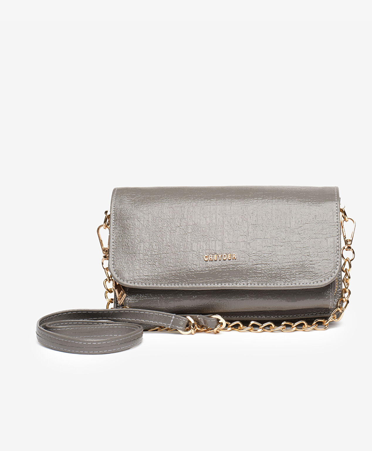 Kadın Gri Omuz Çantası - 1