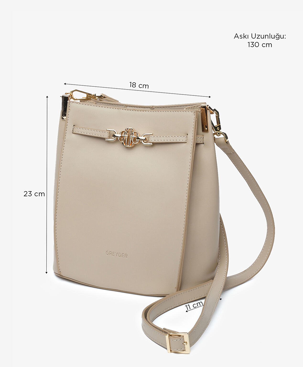 Kadın Vizon Omuz Çantası - 6