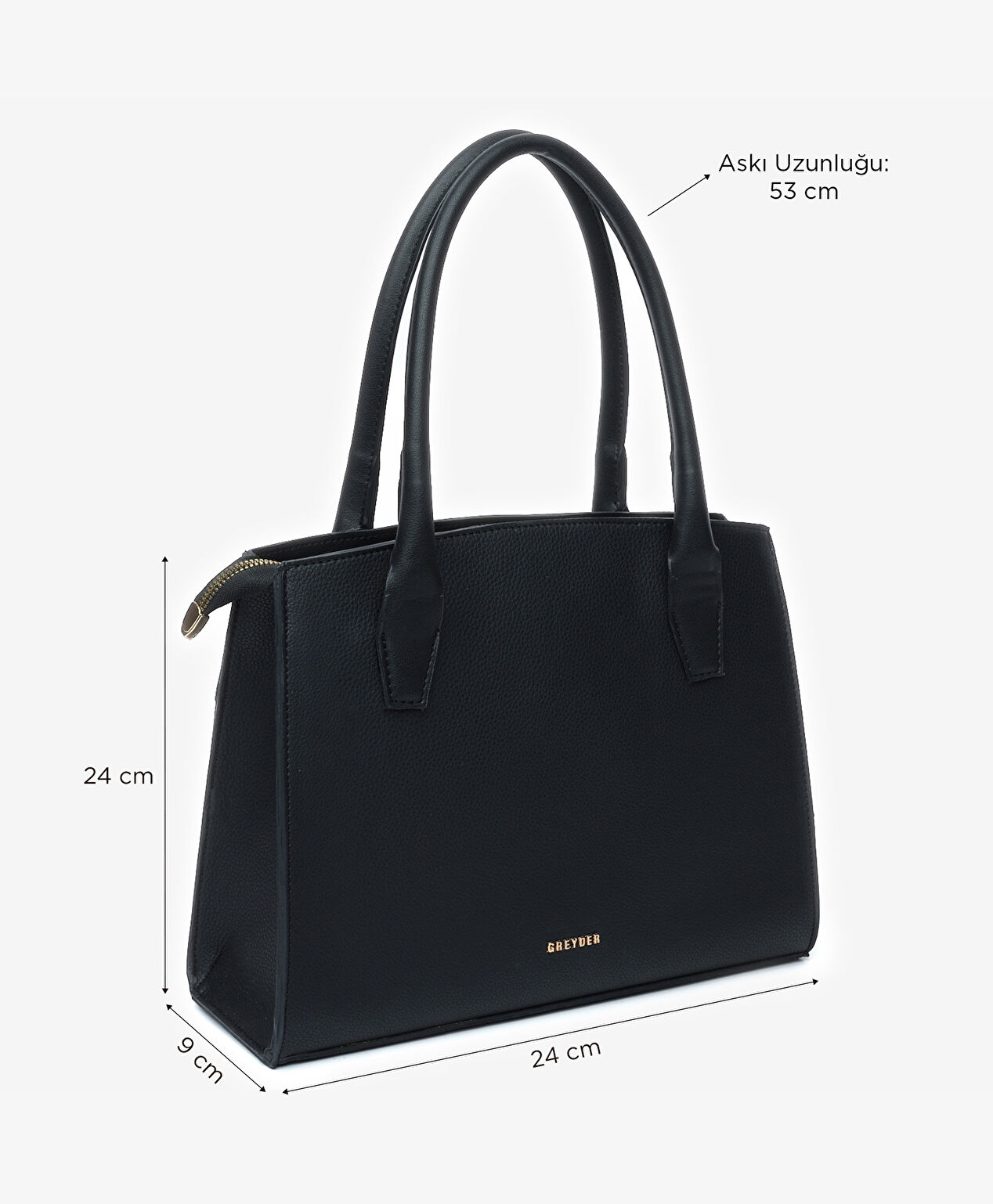 Kadın Siyah Omuz Çantası - 6