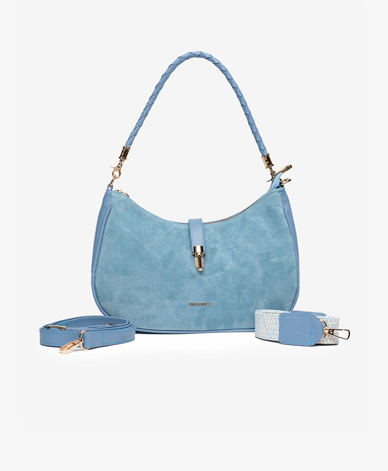 Kadın Mavi Omuz Çantası - 1
