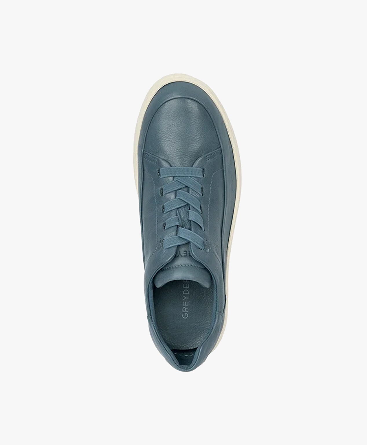 Kadın Kot Mavi Hakiki Deri Sneaker Ayakkabı - 4