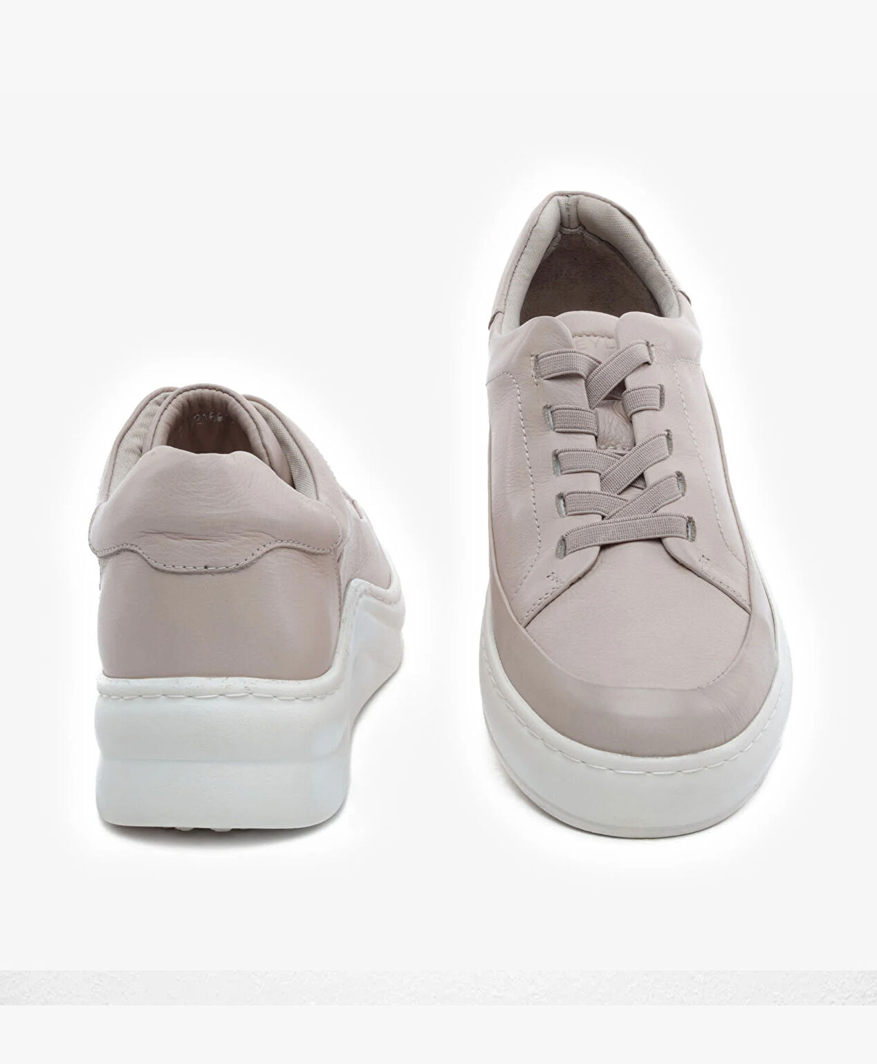 Kadın Vizon Hakiki Deri Sneaker Ayakkabı - 7