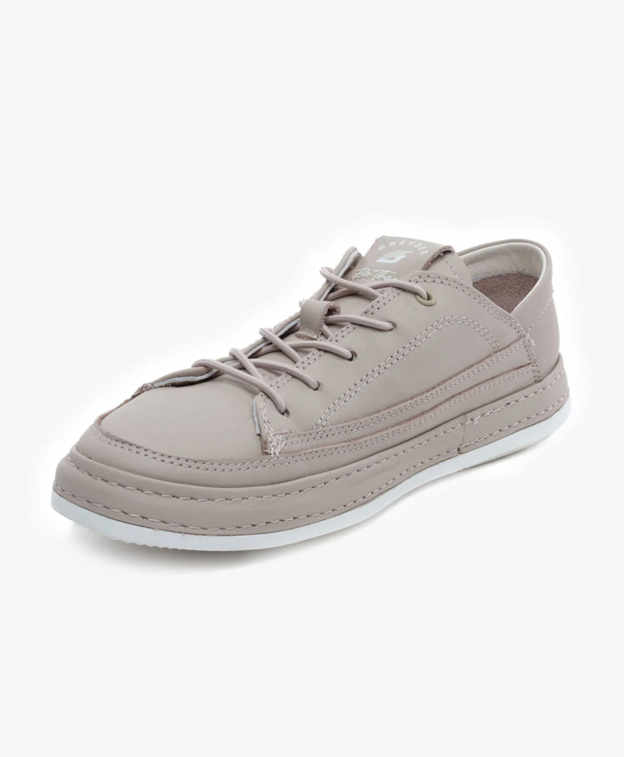 Kadın Vizon Hakiki Deri Sneaker Ayakkabı - 3