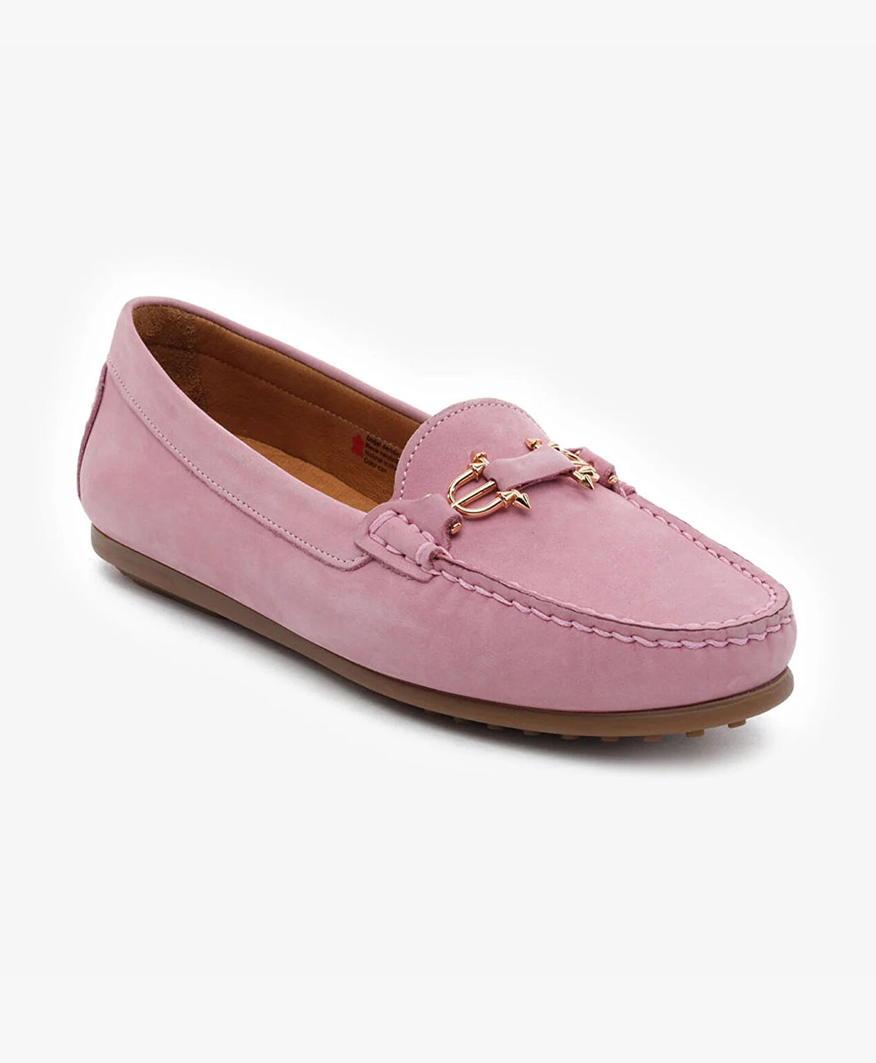 Kadın Pembe Hakiki Deri Loafer Ayakkabı - 2
