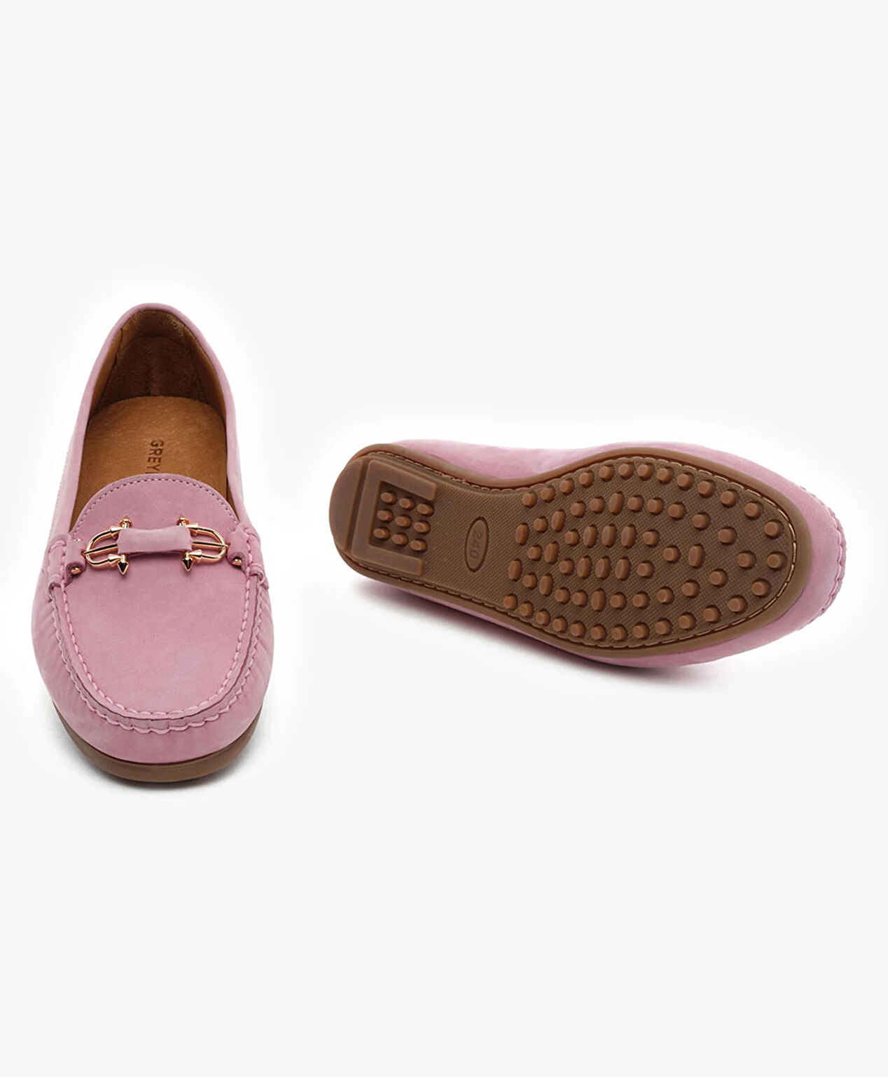 Kadın Pembe Hakiki Deri Loafer Ayakkabı - 6