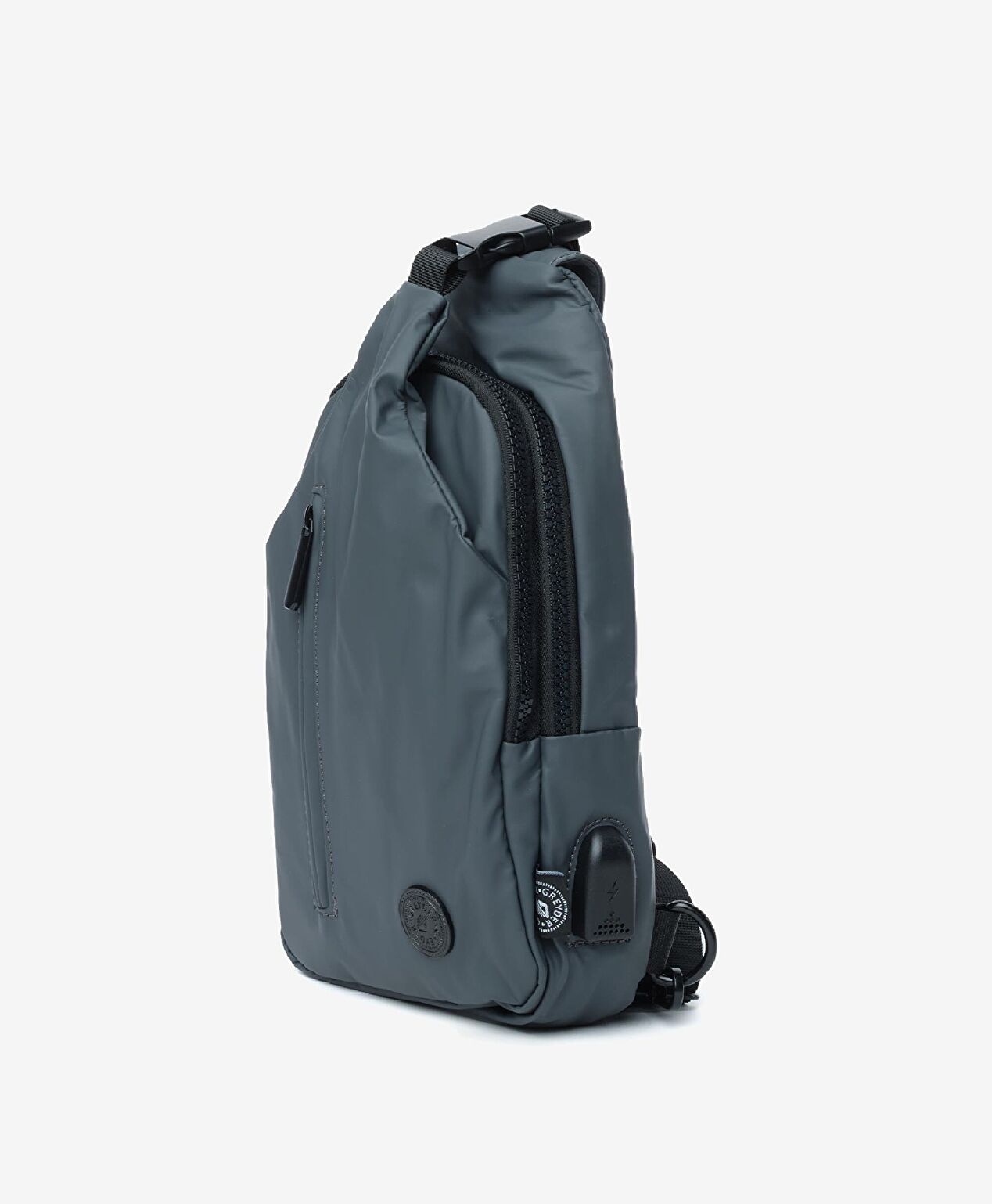 Erkek Antrasit Çapraz Çanta - 2