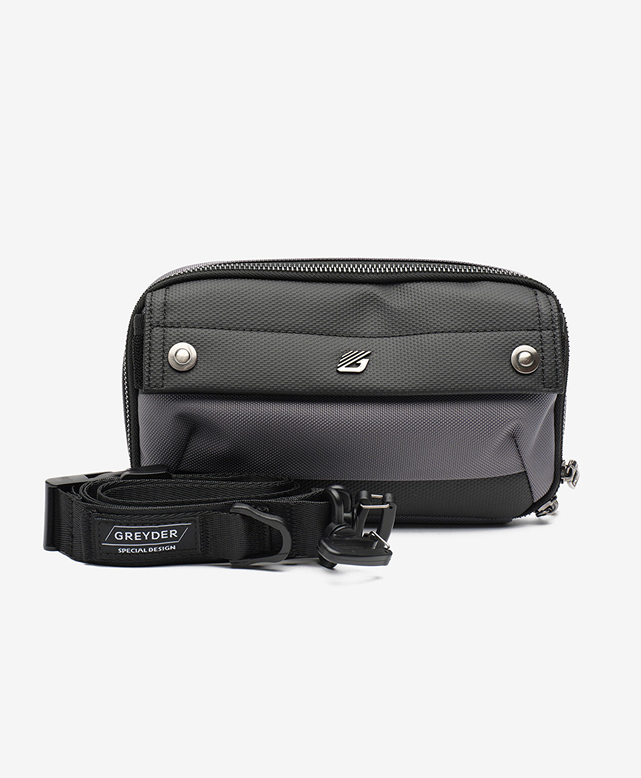 Erkek Gri Çapraz Çanta - 1