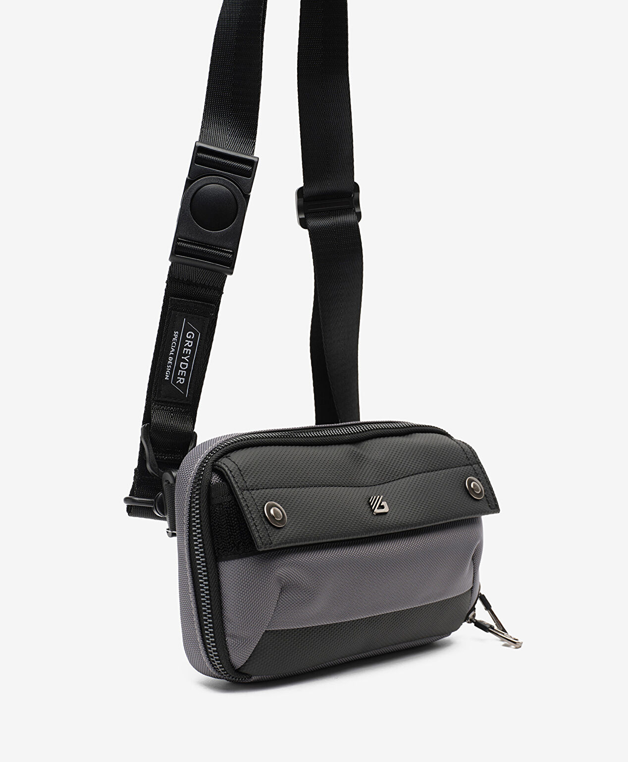 Erkek Gri Çapraz Çanta - 3