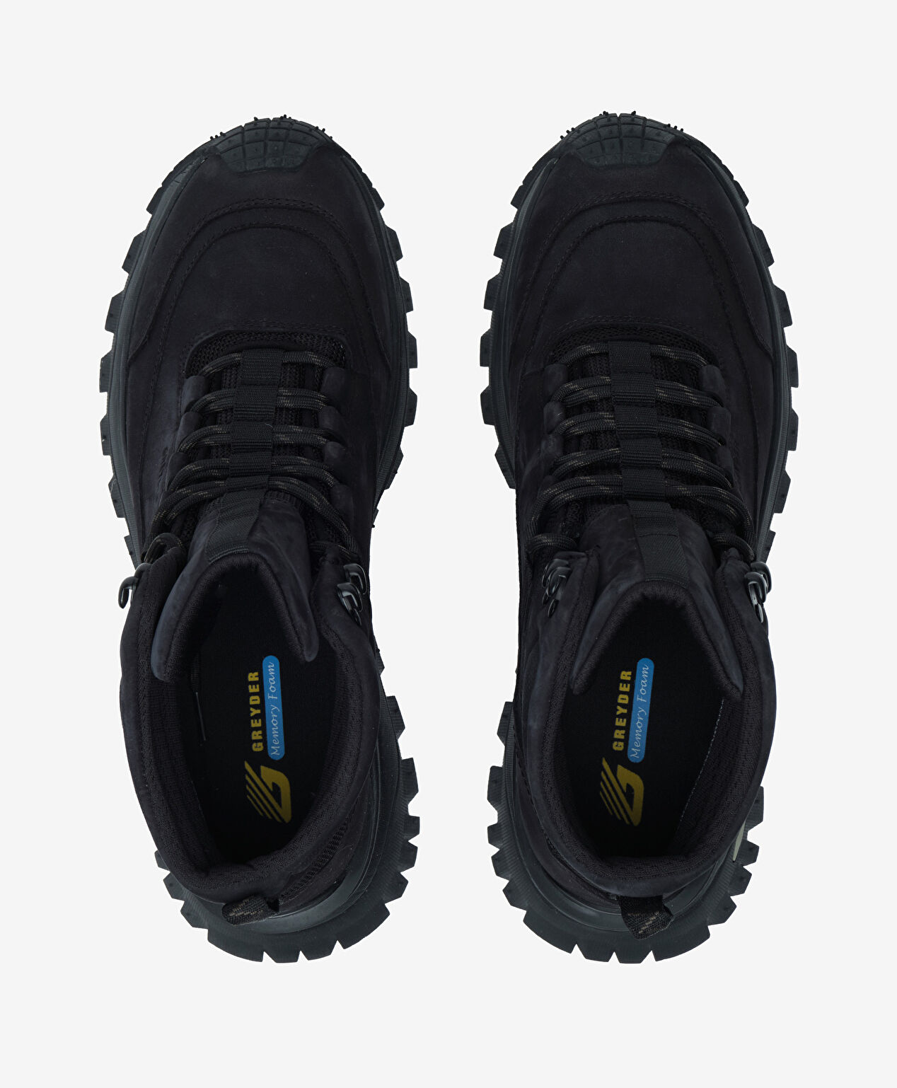 Erkek Siyah Hakiki Deri Outdoor Bot - 6