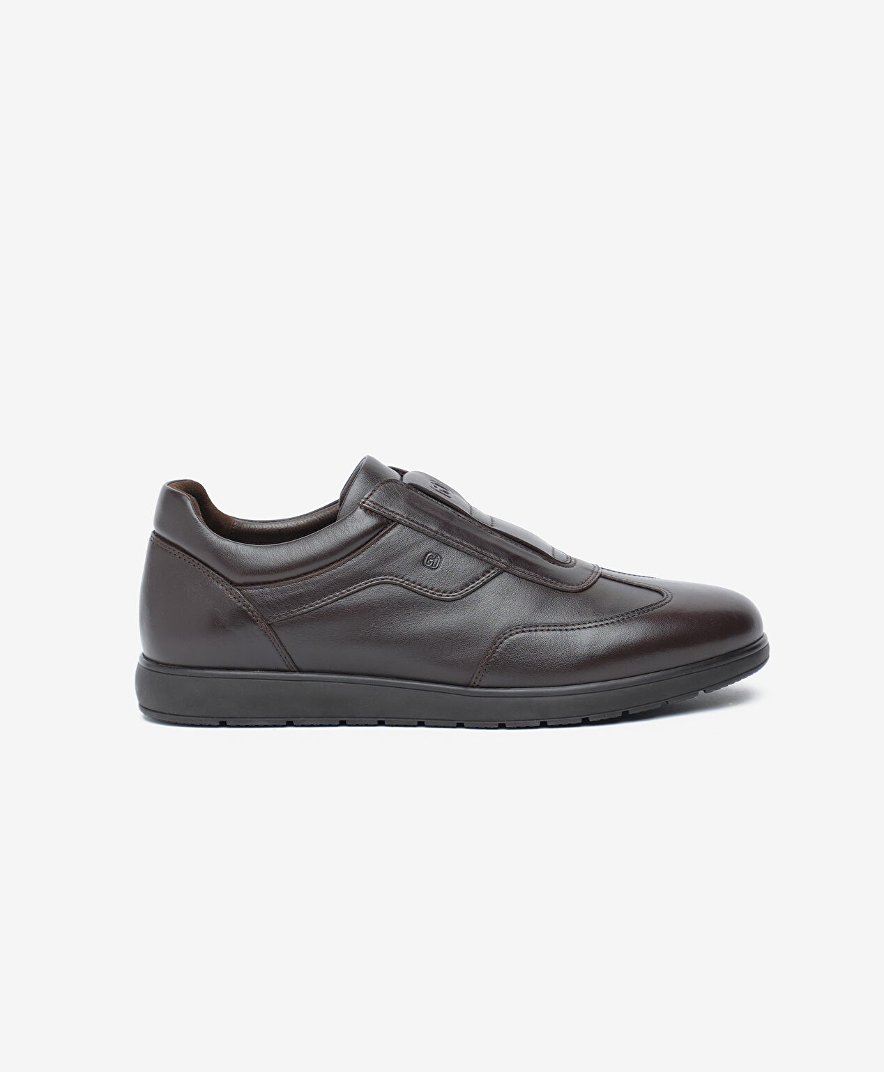 Erkek Kahverengi Hakiki Deri Klasik Ayakkabı - 1