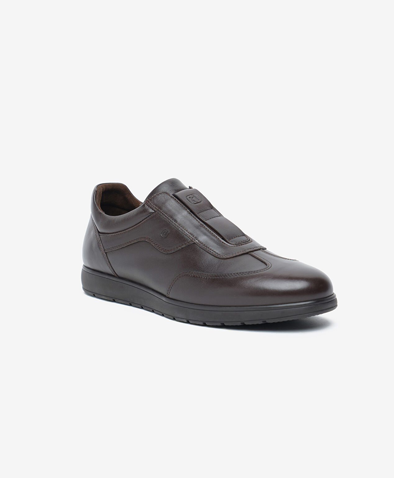 Erkek Kahverengi Hakiki Deri Klasik Ayakkabı - 2