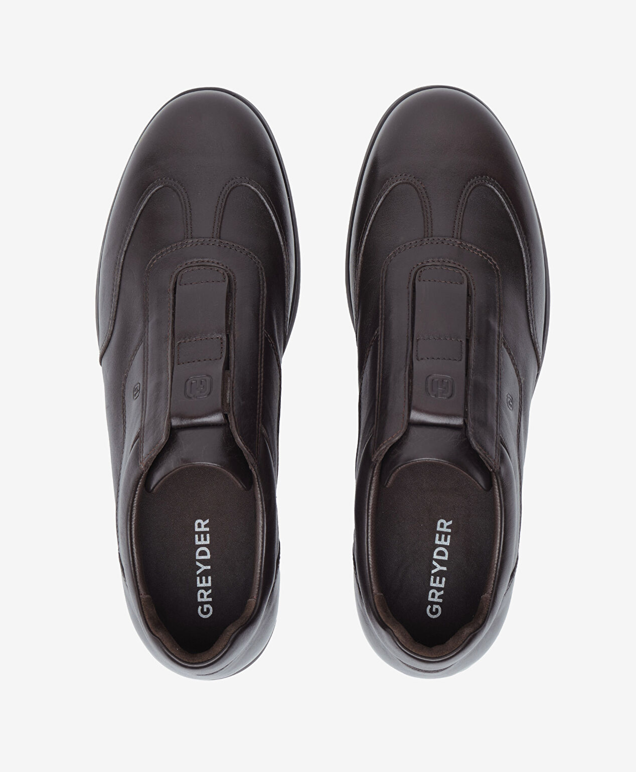 Erkek Kahverengi Hakiki Deri Klasik Ayakkabı - 5