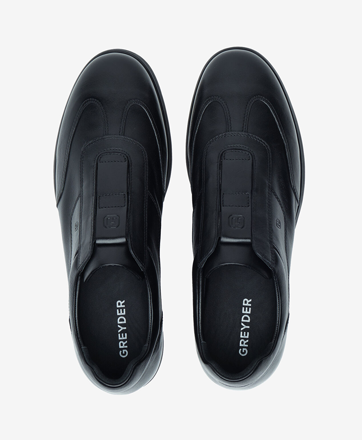 Erkek Siyah Hakiki Deri Klasik Ayakkabı - 5