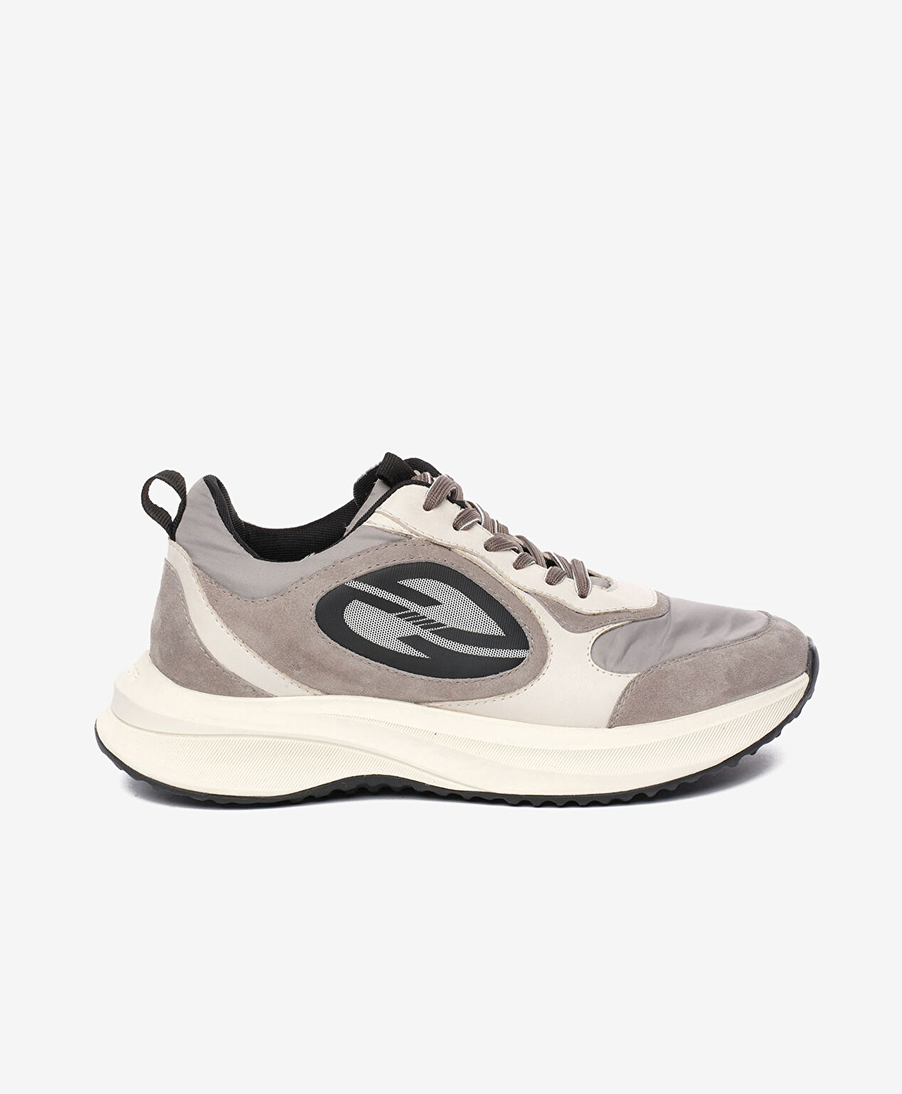 Erkek Gri Hakiki Deri Spor Ayakkabı - 1