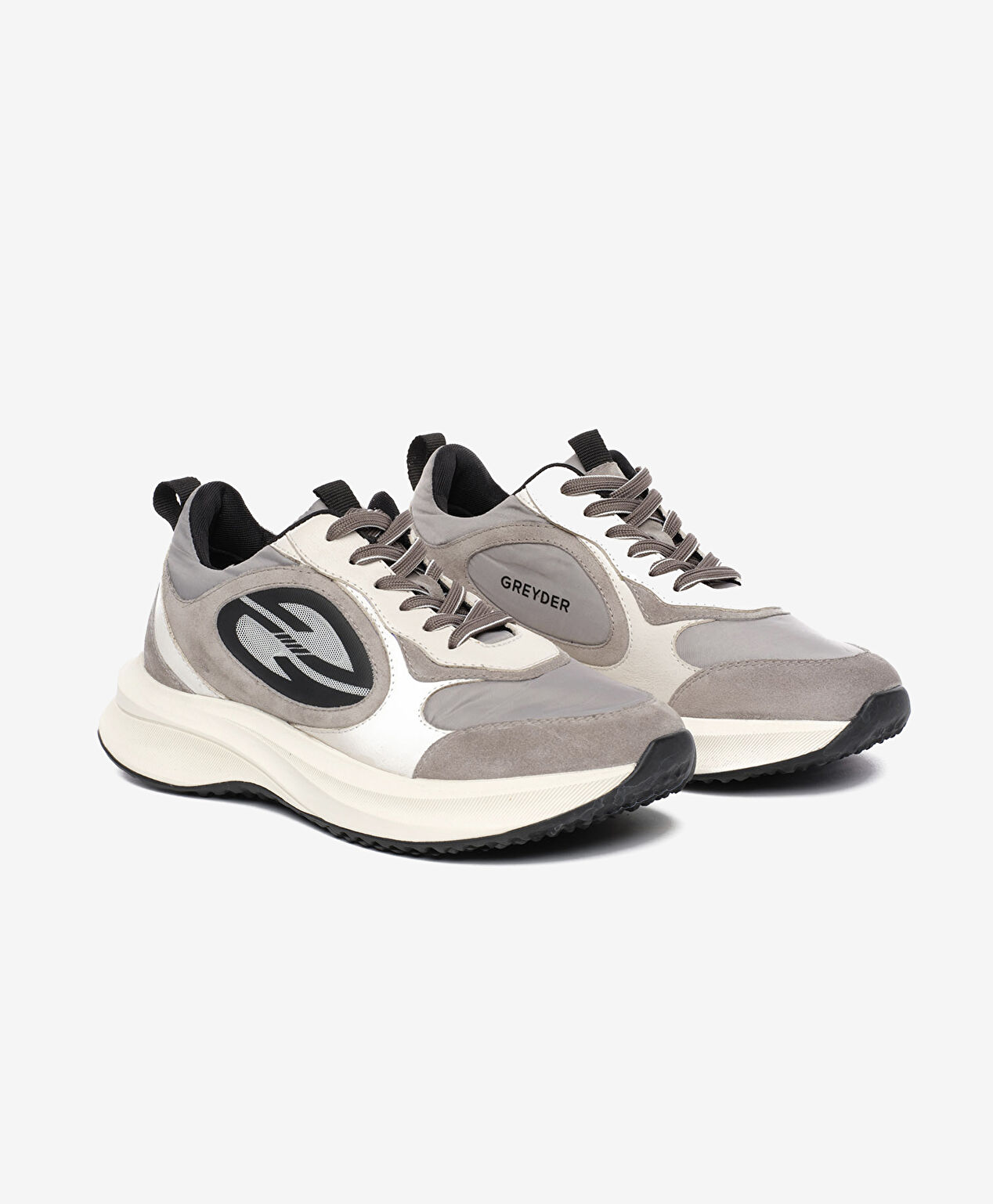 Erkek Gri Hakiki Deri Spor Ayakkabı - 3