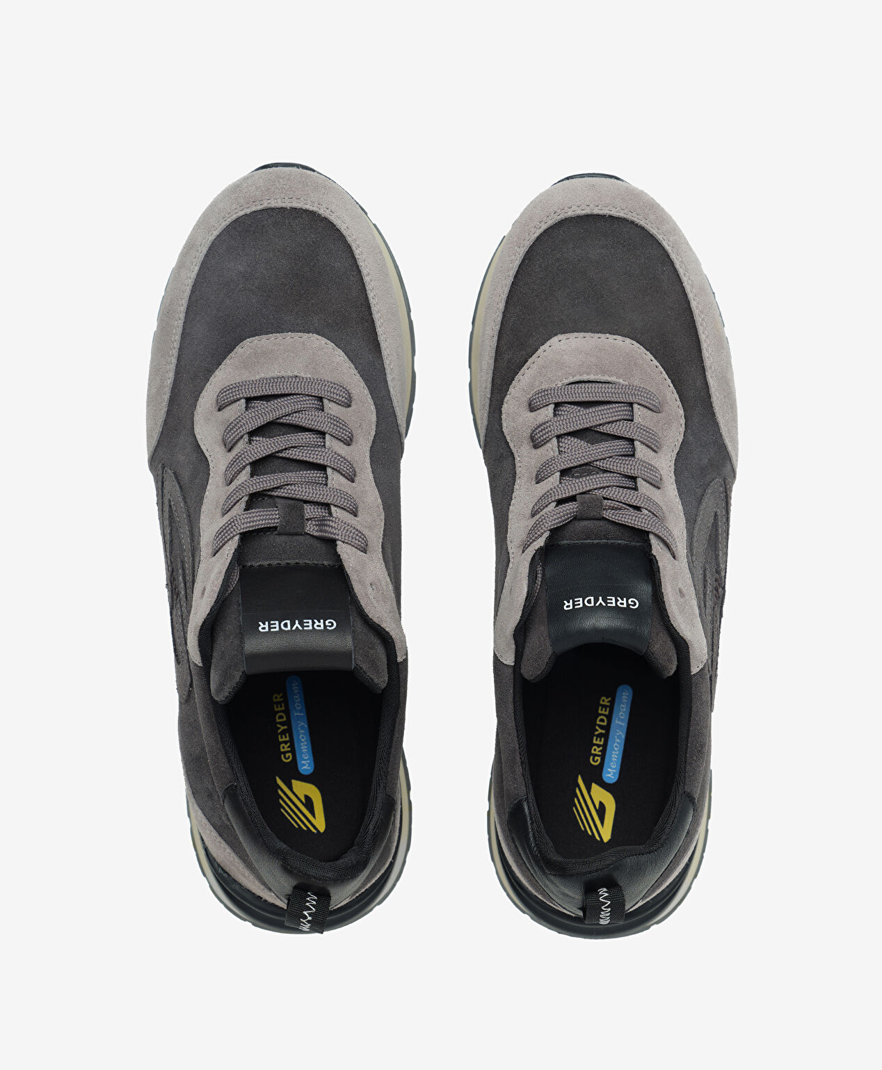 Erkek Gri Hakiki Deri Spor Ayakkabı - 5