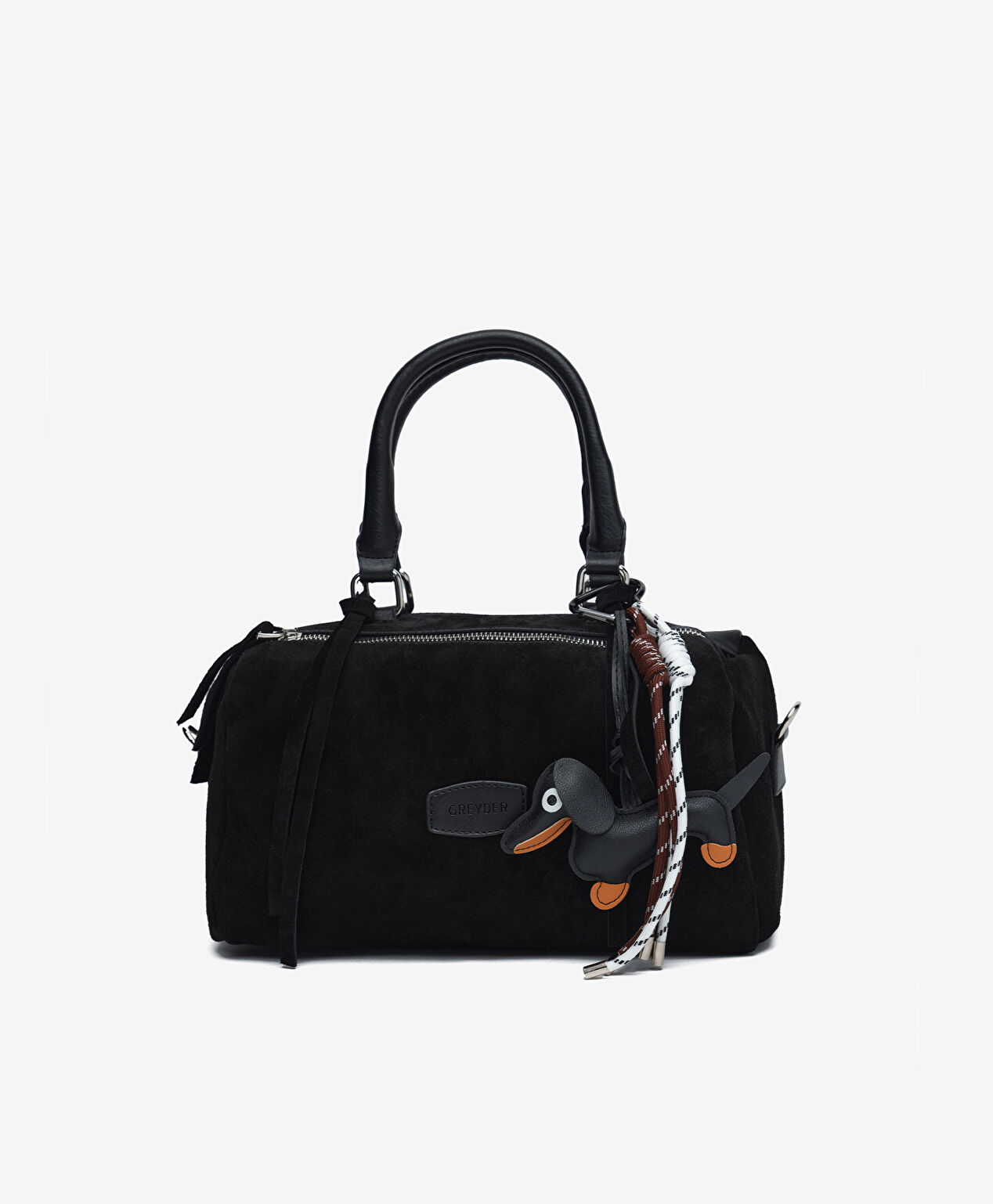 Kadın Siyah Hakiki Deri Çapraz Çanta - 1