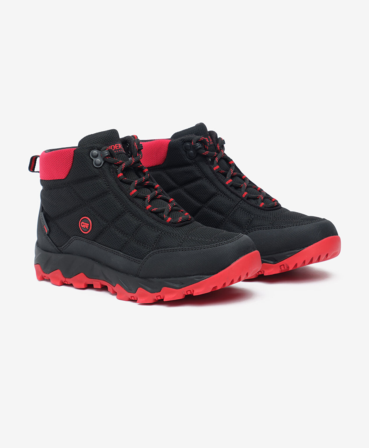 Kadın Siyah Kırmızı Su Geçirmez Outdoor Bot - 4