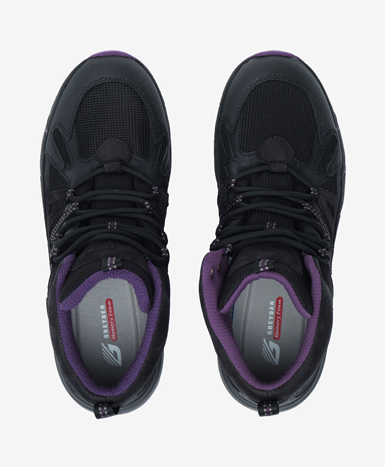 Kadın Siyah Mor Su Geçirmez Outdoor Bot - 6