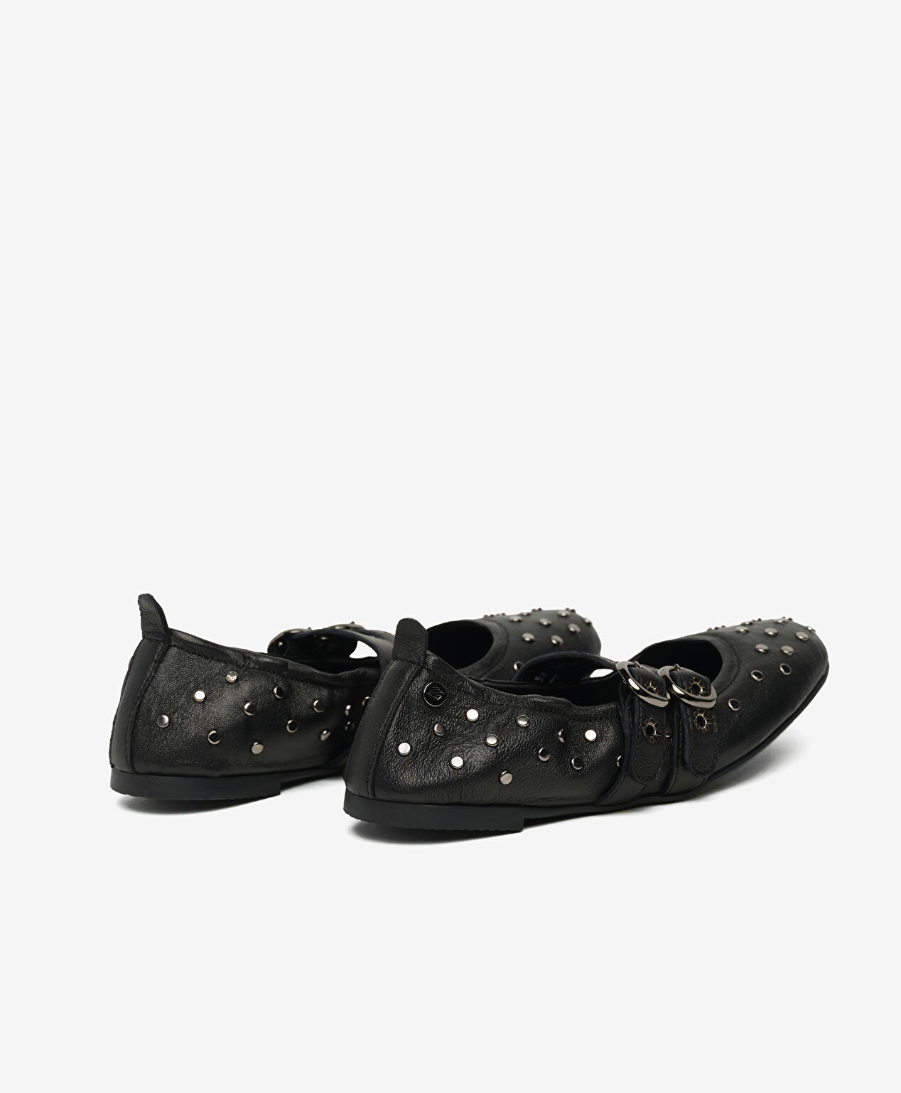 Kadın Siyah Hakiki Deri Babet - 4