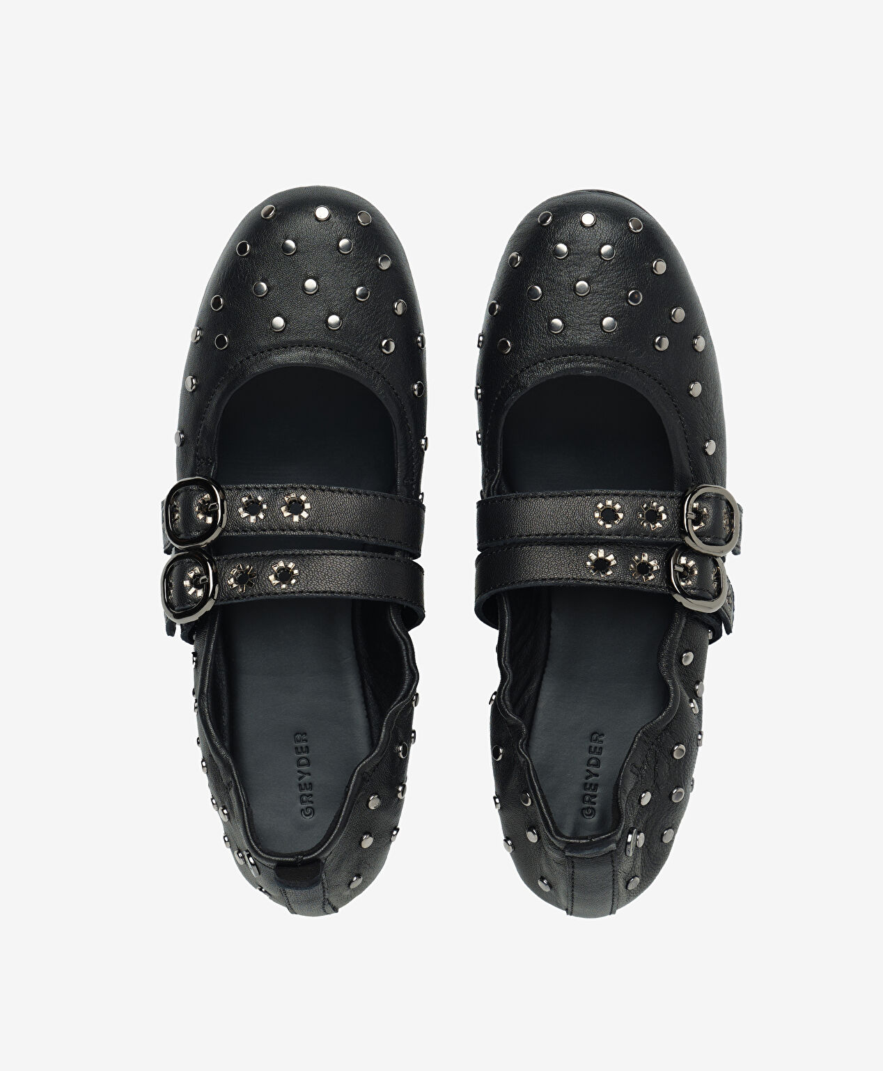 Kadın Siyah Hakiki Deri Babet - 5