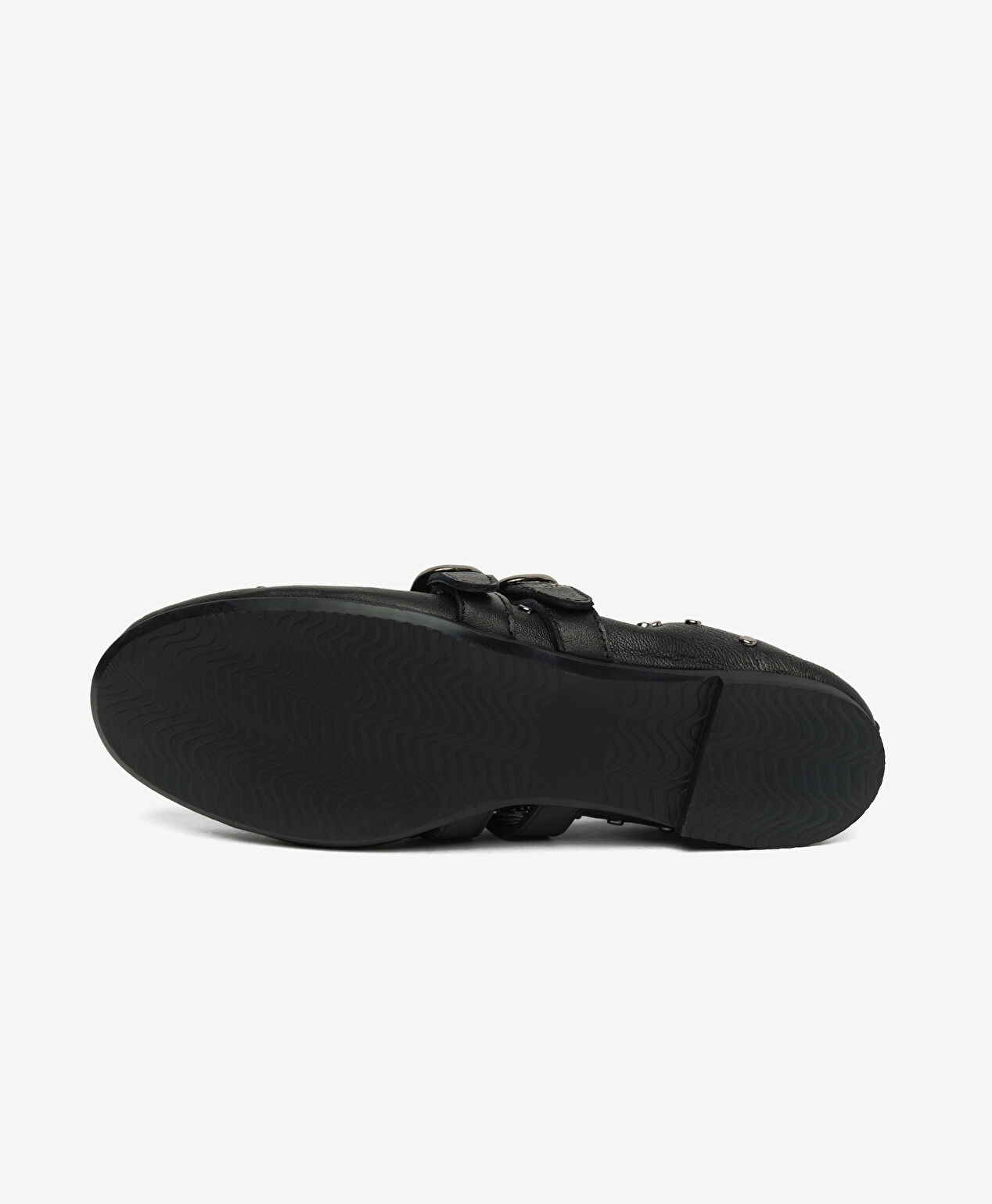 Kadın Siyah Hakiki Deri Babet - 6