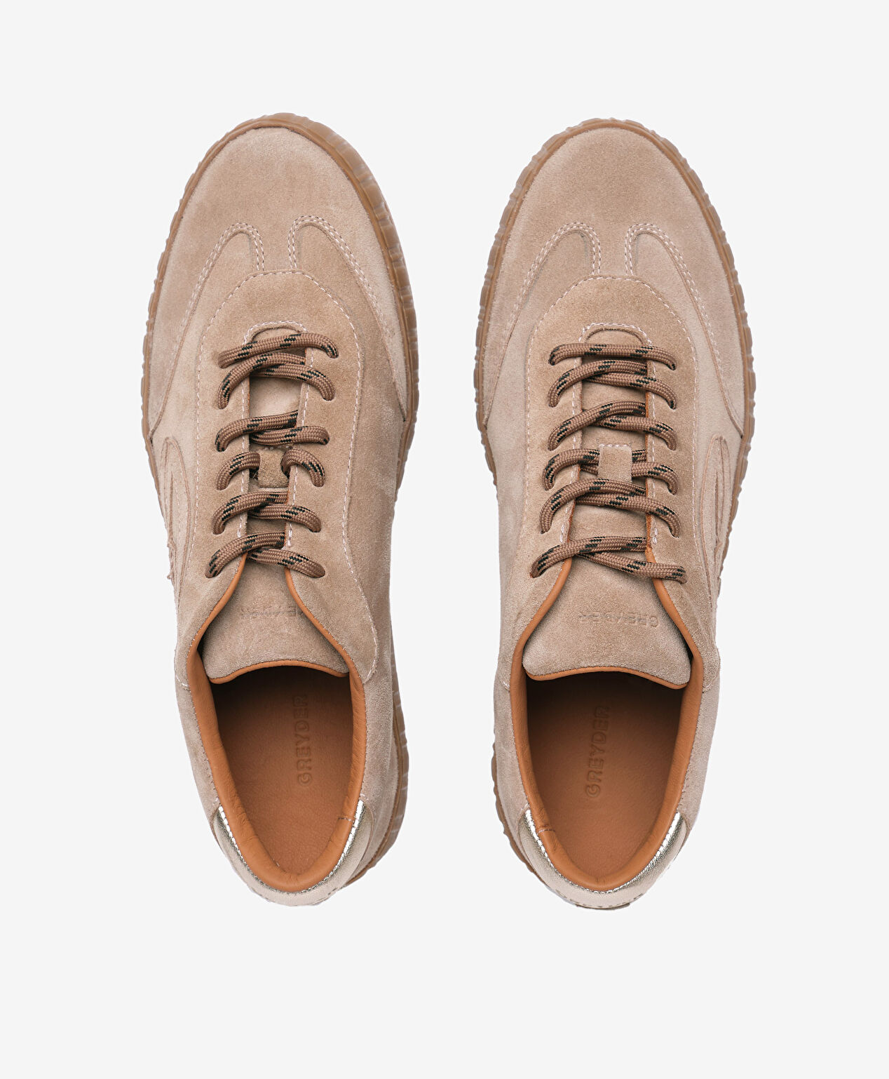 Kadın Vizon Hakiki Deri Sneaker Ayakkabı - 5