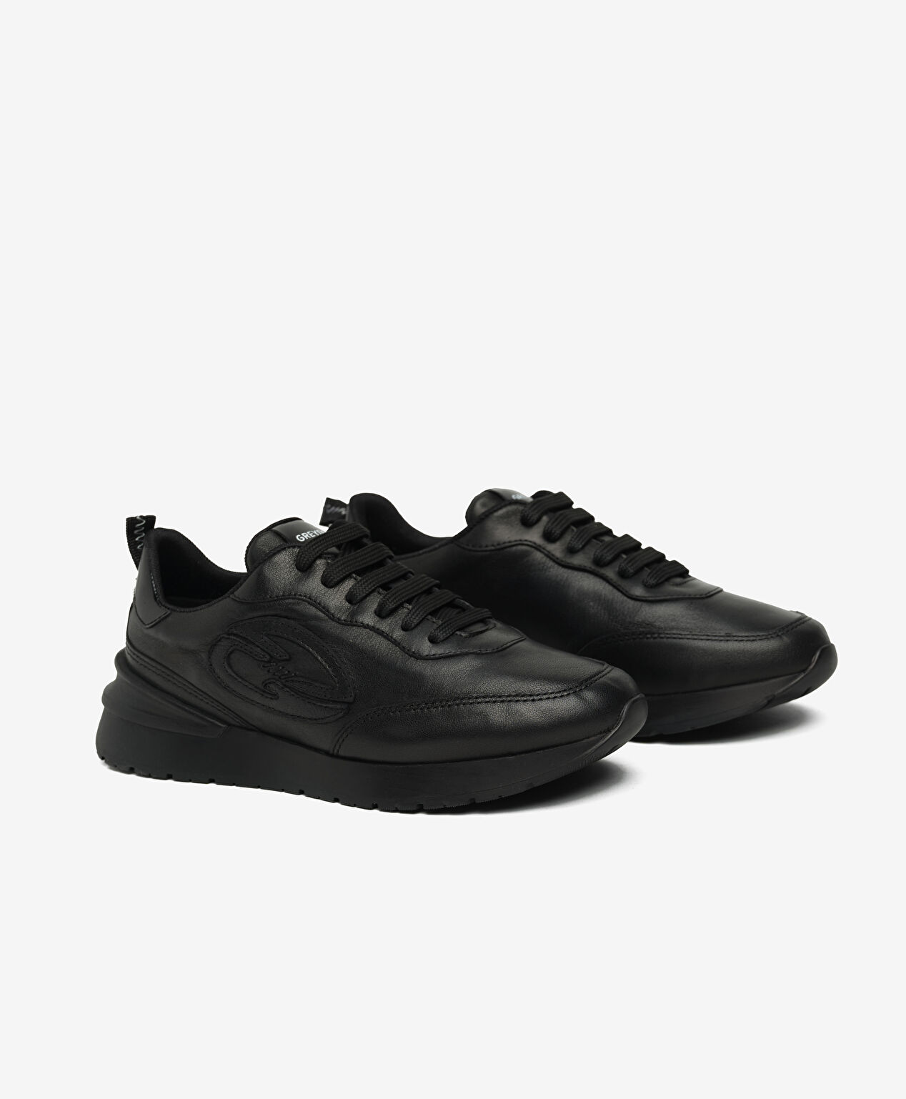 Kadın Siyah Hakiki Deri Spor Ayakkabı - 3