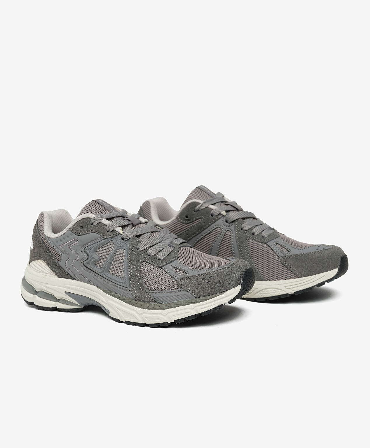 Kadın Gri Hakiki Deri Spor Ayakkabı - 3