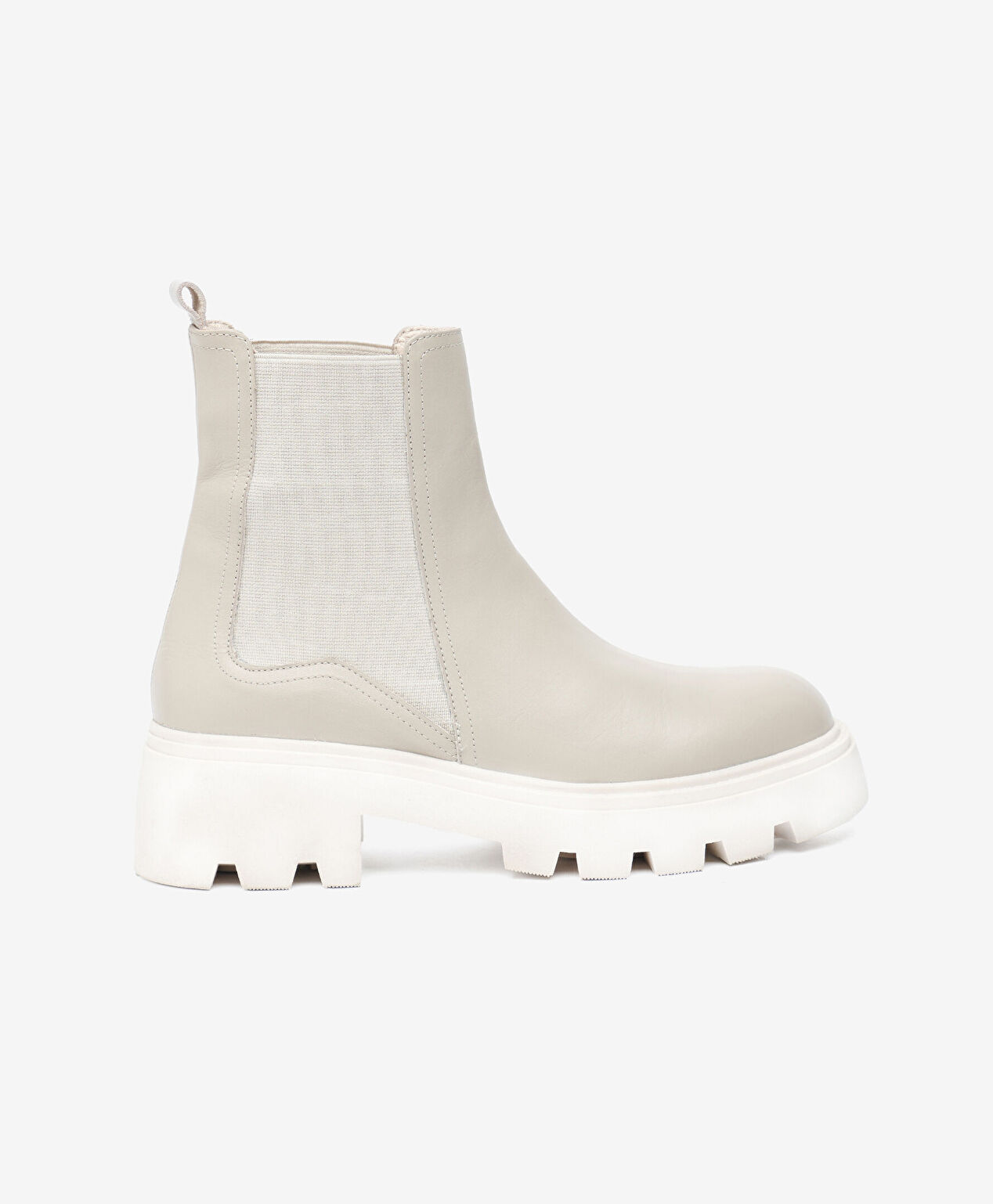 Kadın Bej Hakiki Deri Chelsea Bot - 1