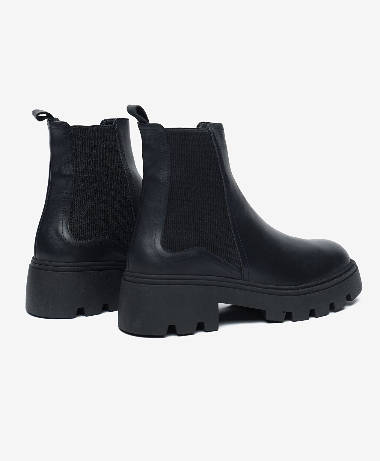 Kadın Siyah Hakiki Deri Chelsea Bot - 4