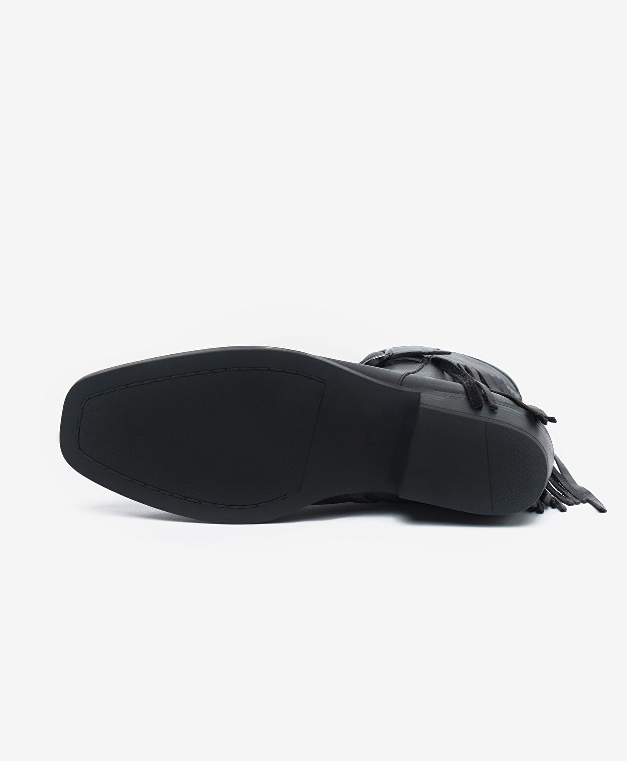 Kadın Siyah Hakiki Deri Topuklu Bot - 5