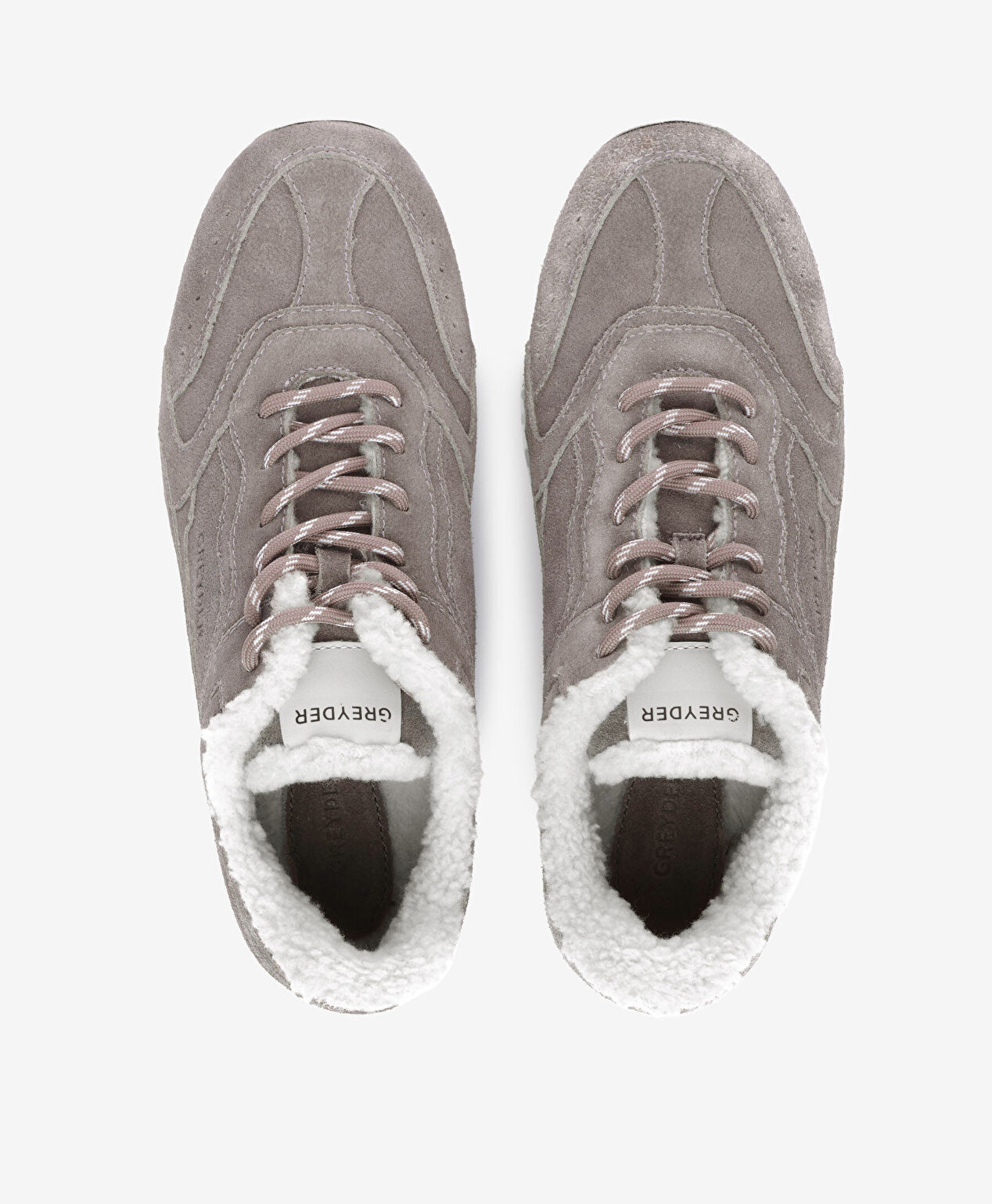 Kadın Gri Hakiki Deri Spor Ayakkabı - 5