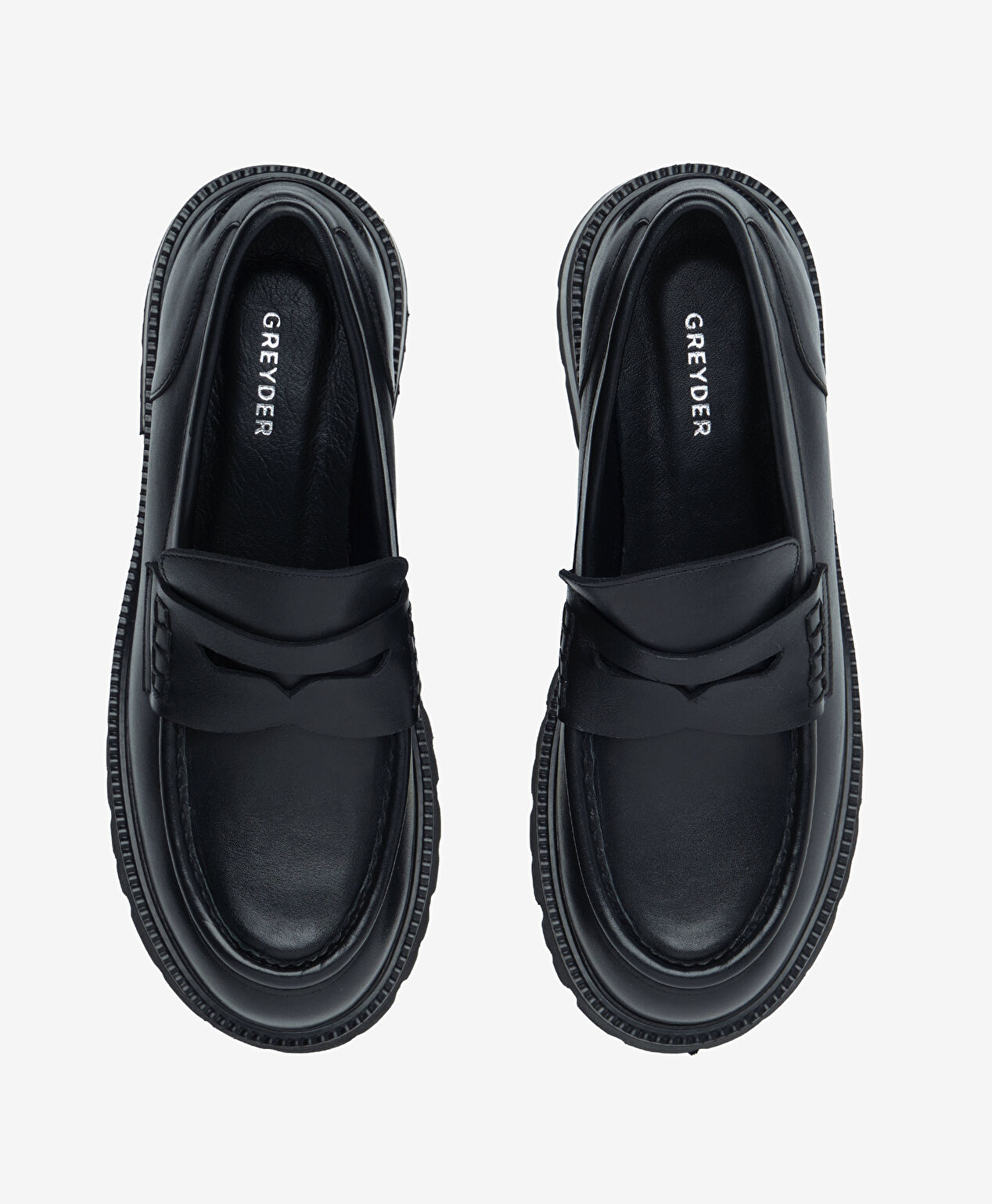 Kadın Siyah Hakiki Deri Loafer Ayakkabı - 5